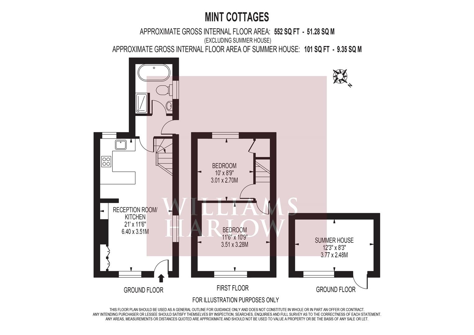 1 Mint Cottages, Park Road, Banstead floorplan