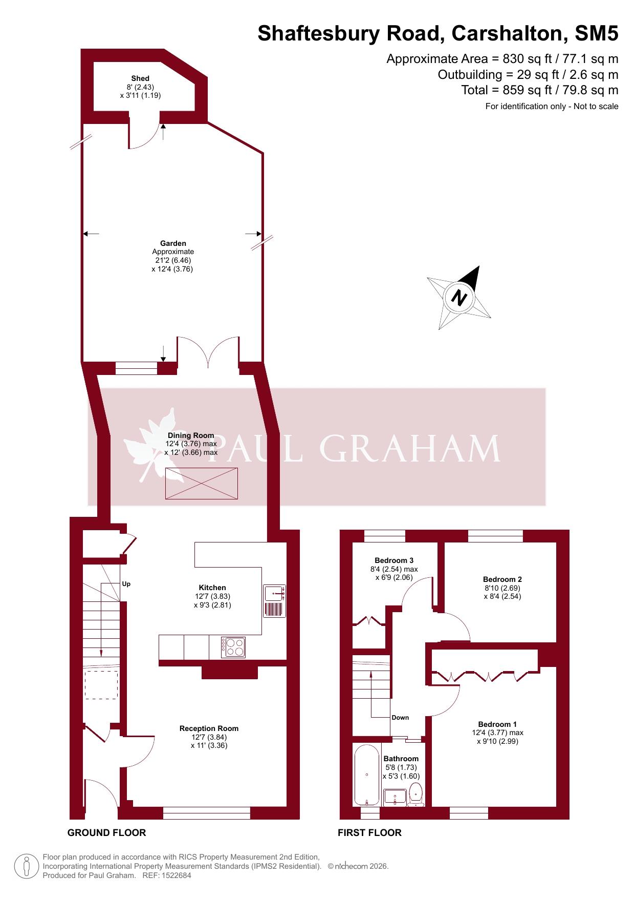 179, Shaftesbury Road, Carshalton floorplan