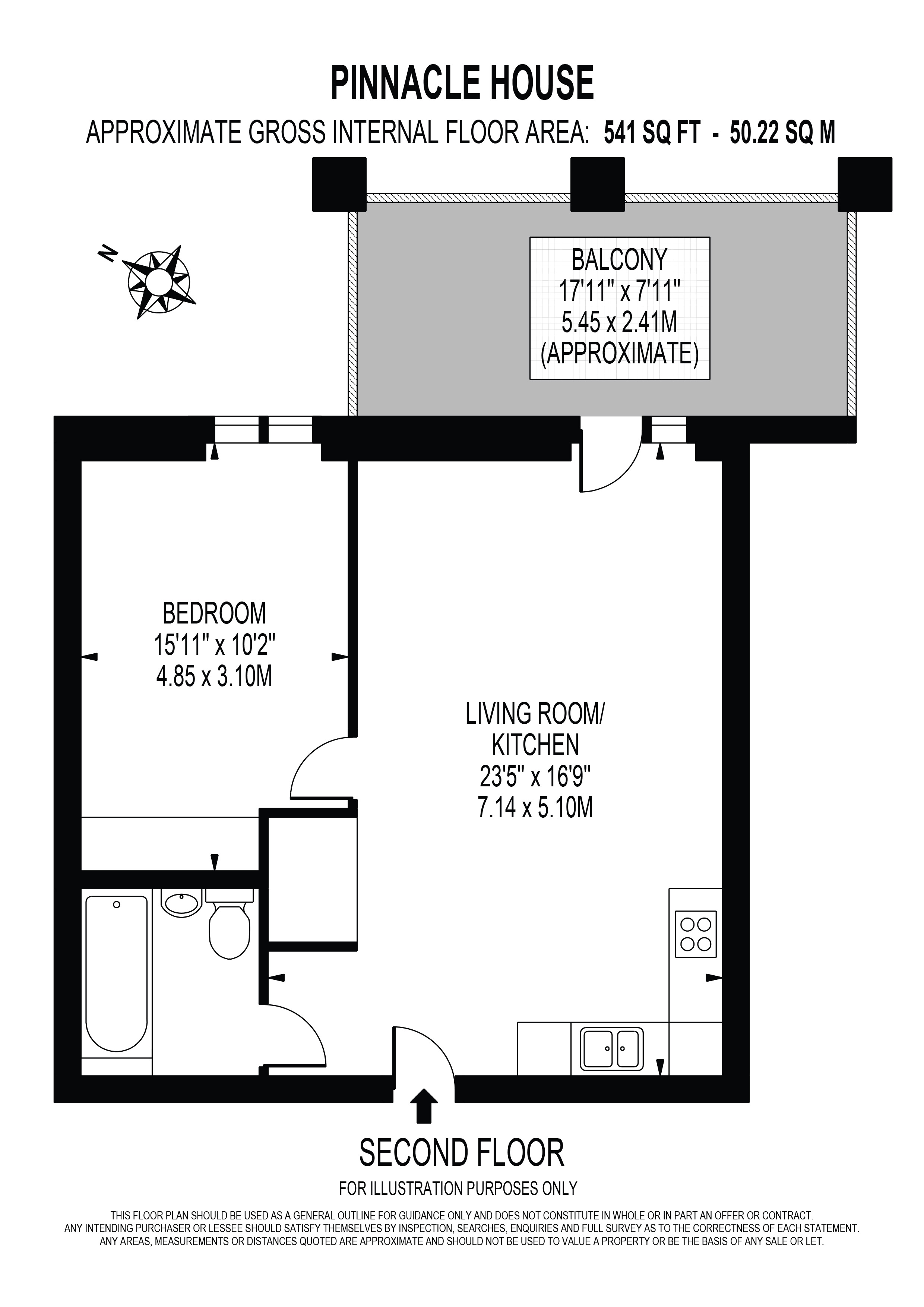 19 Pinnacle House, No Street Name Specified, London floorplan