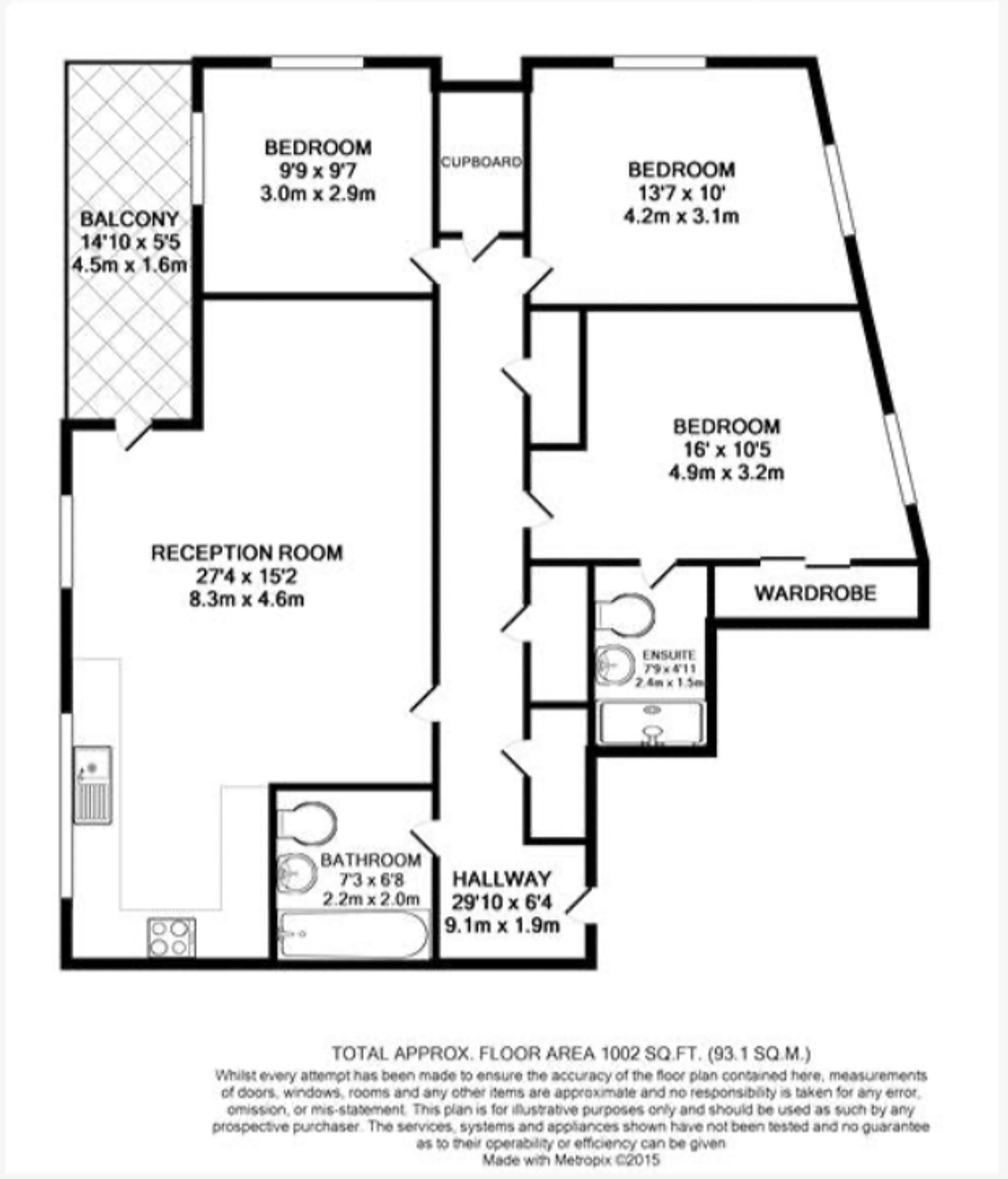 Flat 11, Hankins House, London floorplan