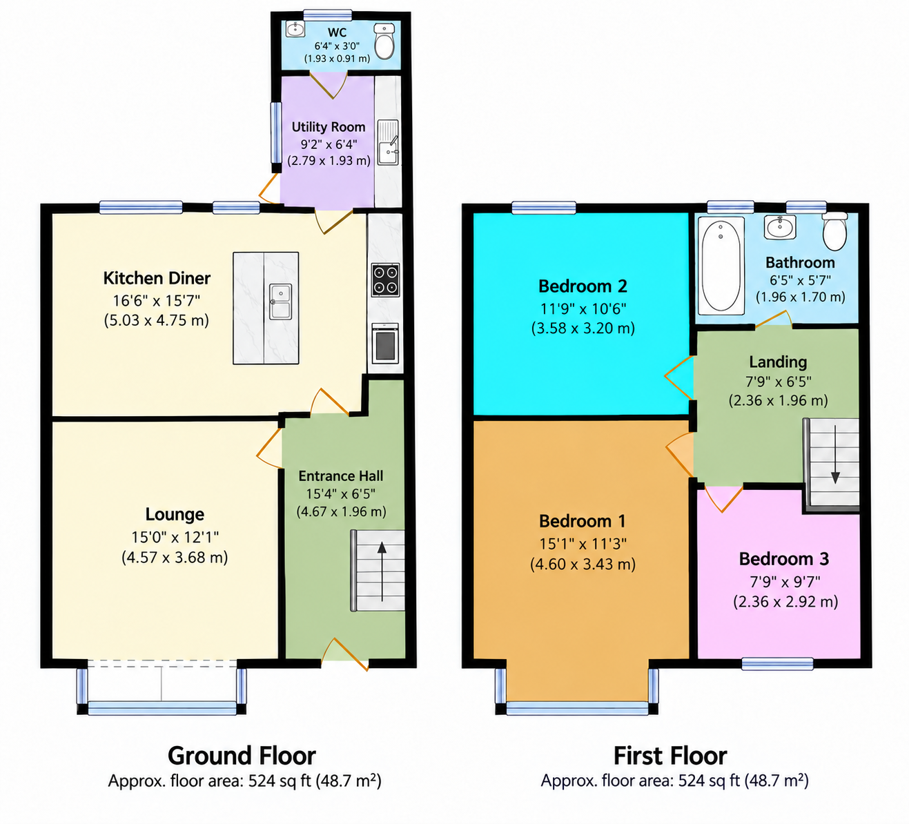 50, Verdant Lane, London floorplan