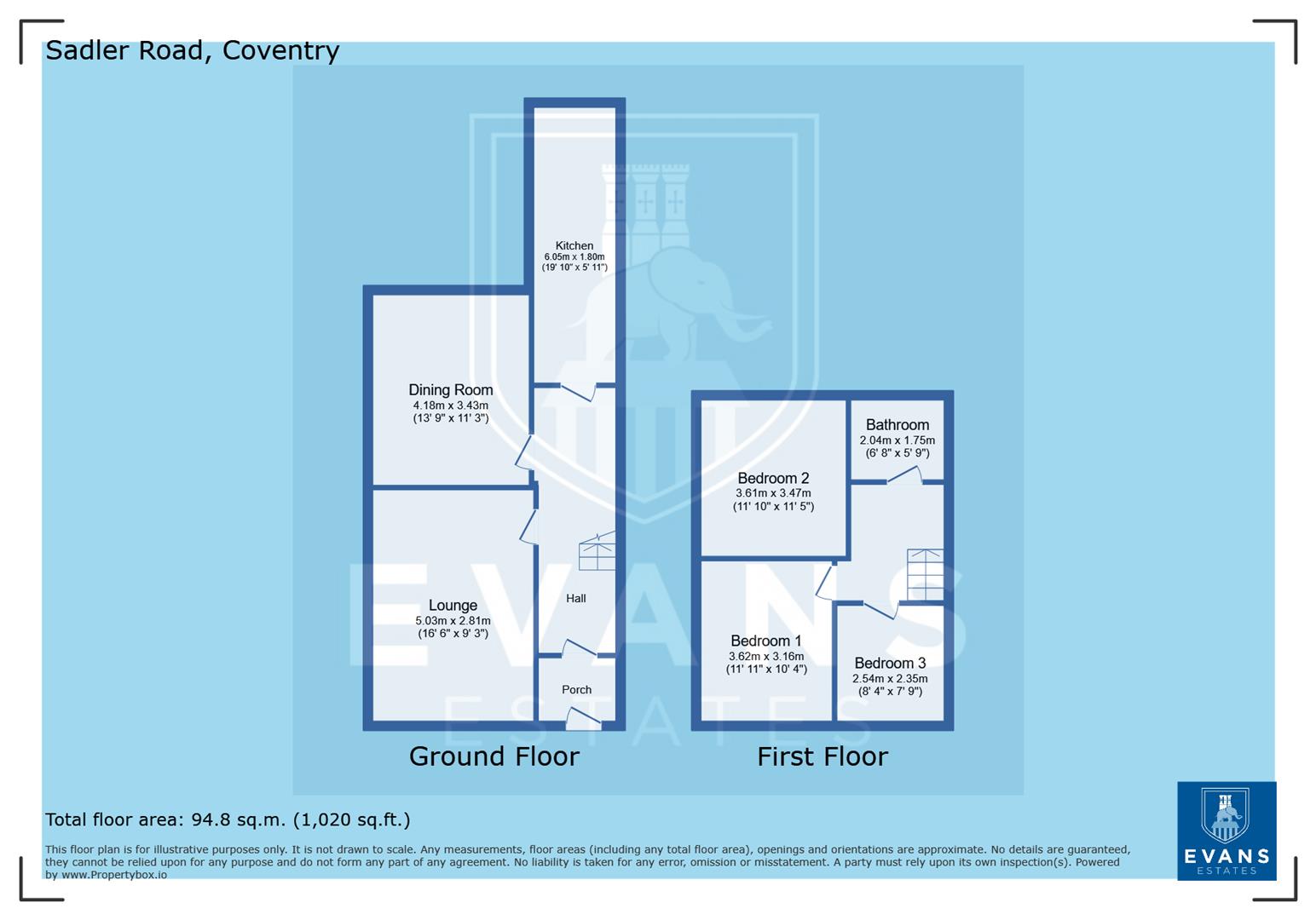 Sadler Road, Coventry floorplan