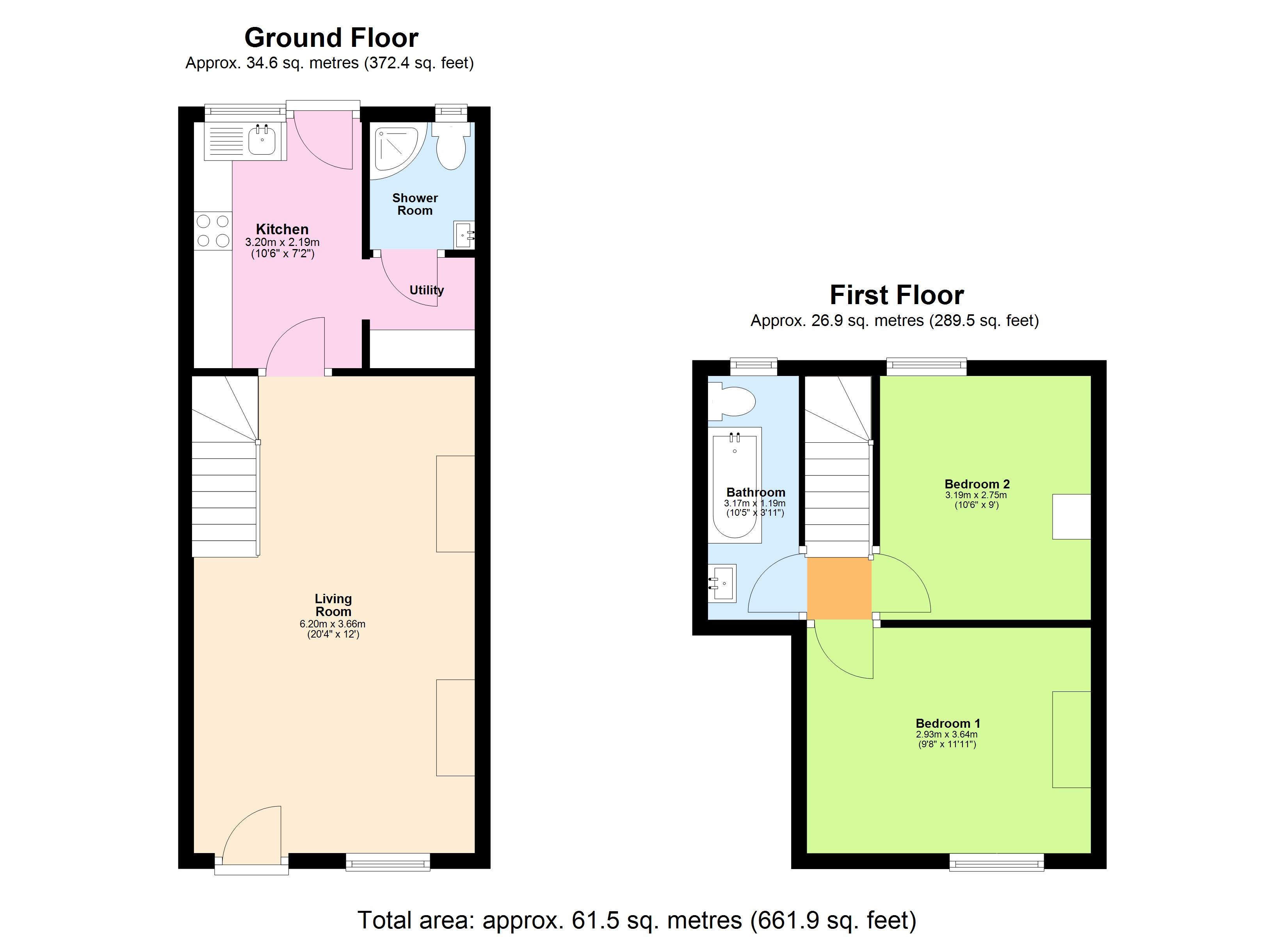 3 Horwood Cottages,, Back Lane, Watford floorplan
