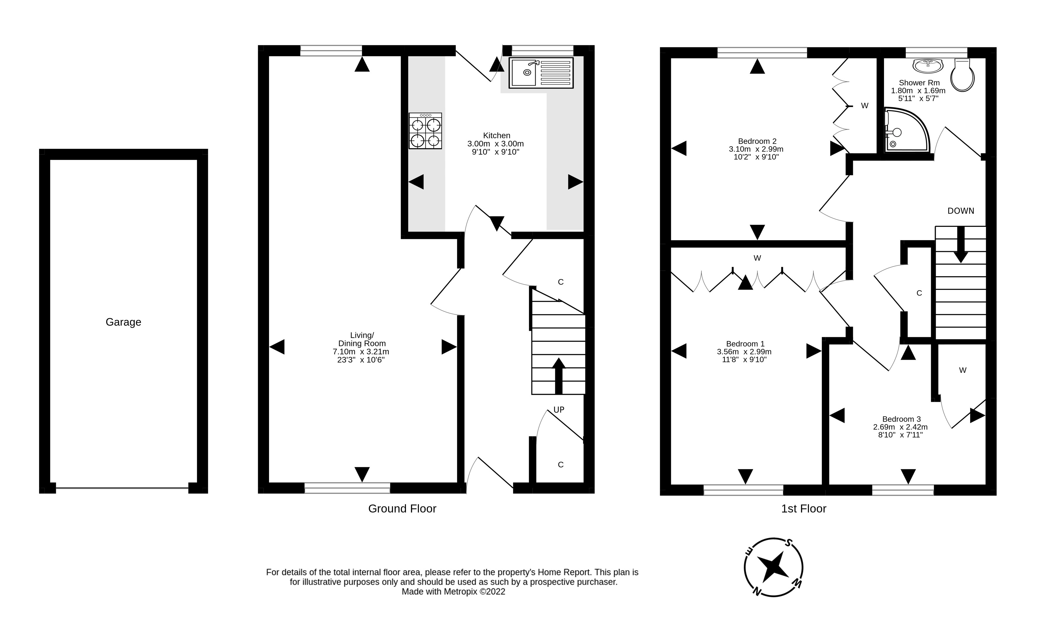 11 Quarryfoot Green, Bonnyrigg EH19, 3 bedroom end terrace house for