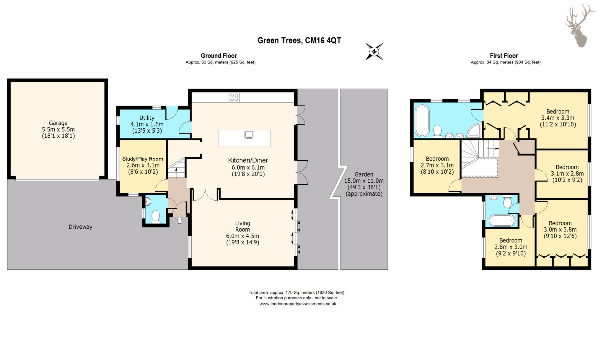 5 Bedrooms Detached house for sale in Green Trees, Epping CM16