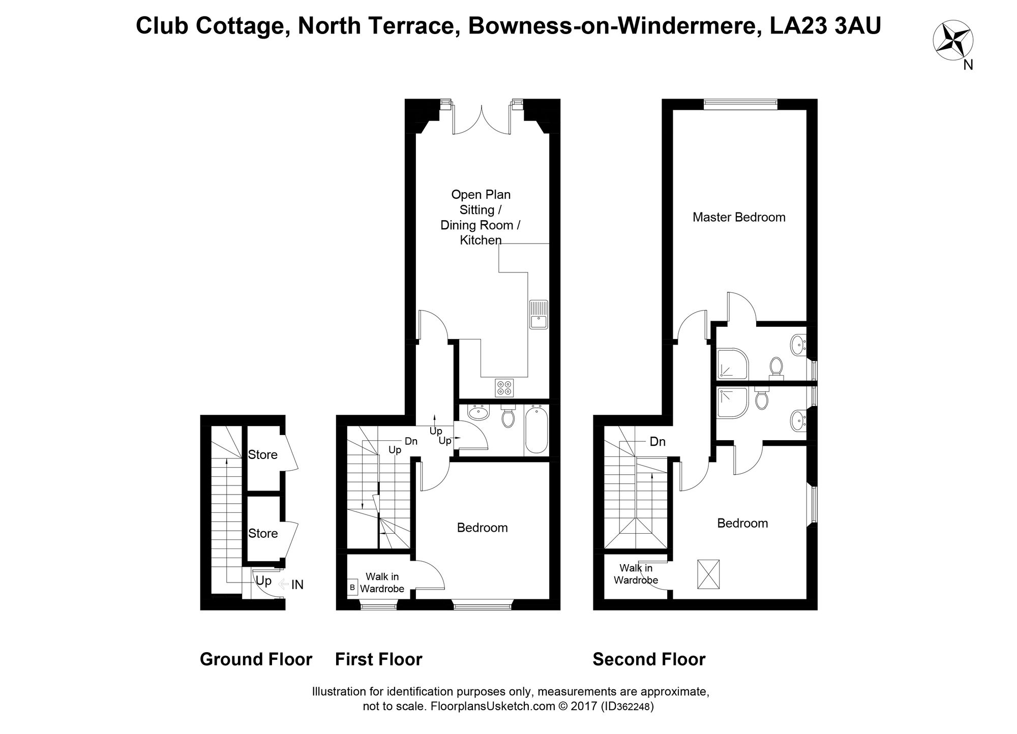 Club Cottage North Terrace, Windermere floorplan