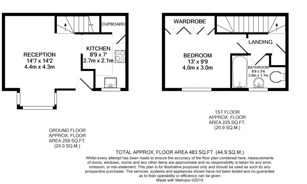 15, Fox Close, Hertfordshire floorplan