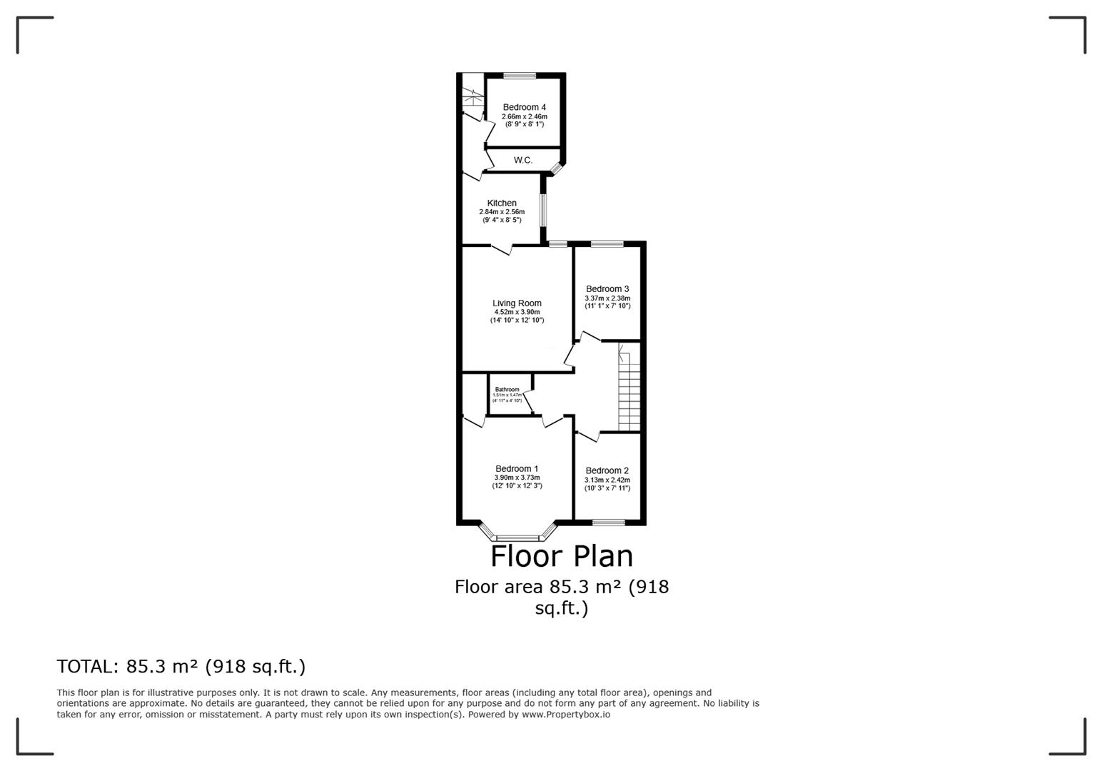 Lonsdale Terrace, Newcastle Upon Tyne floorplan