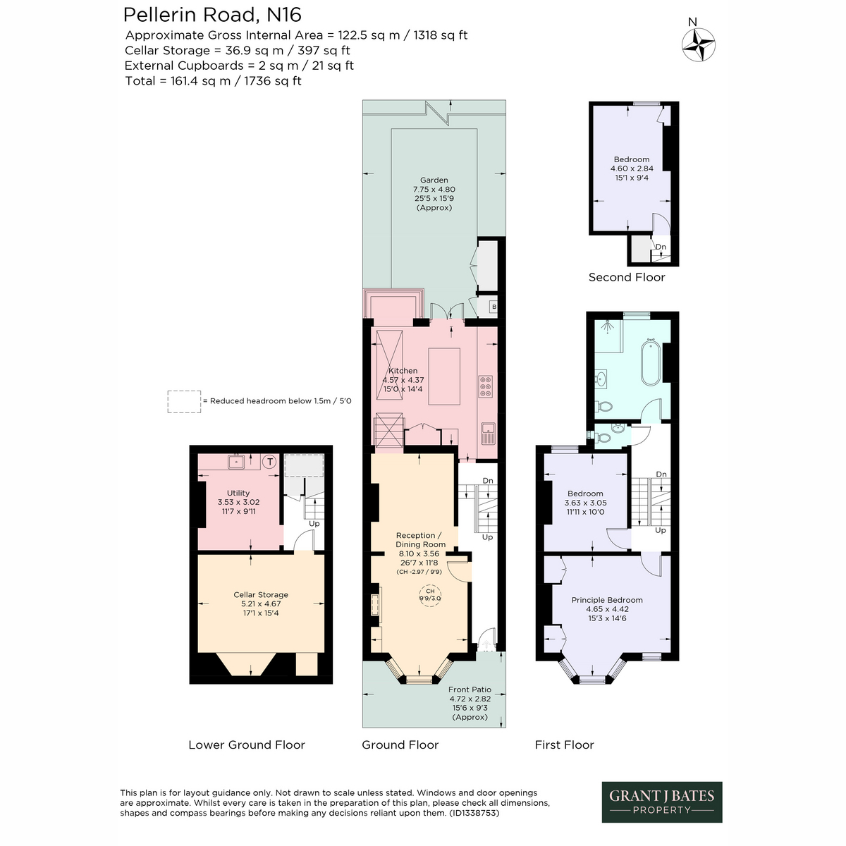 42, Pellerin Road, London floorplan