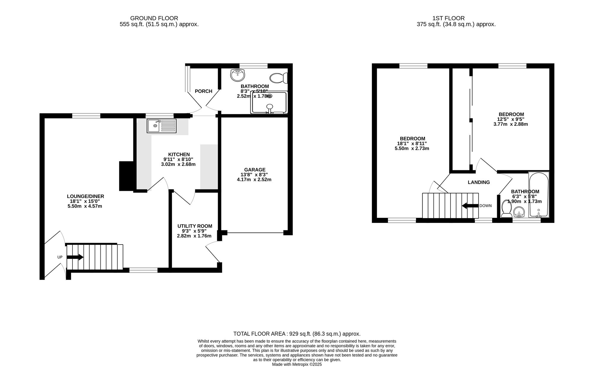 9 Burns Lane, Cwmbran floorplan