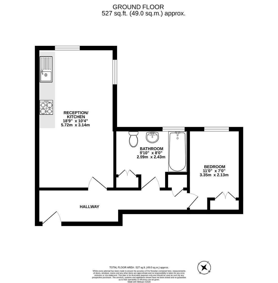 Flat 6, Annadale House, 2 West Heath Avenue, London floorplan