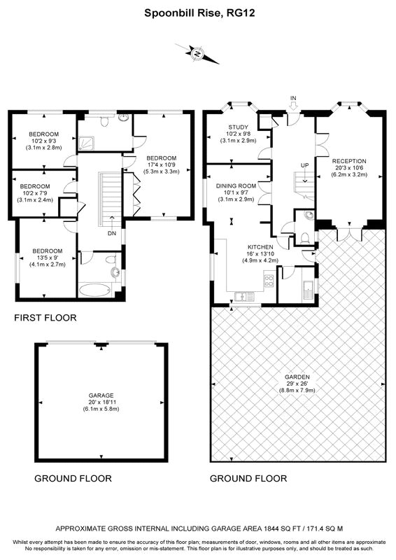 4 Bedrooms Detached house for sale in Spoonbill Rise, Bracknell, Berkshire RG12