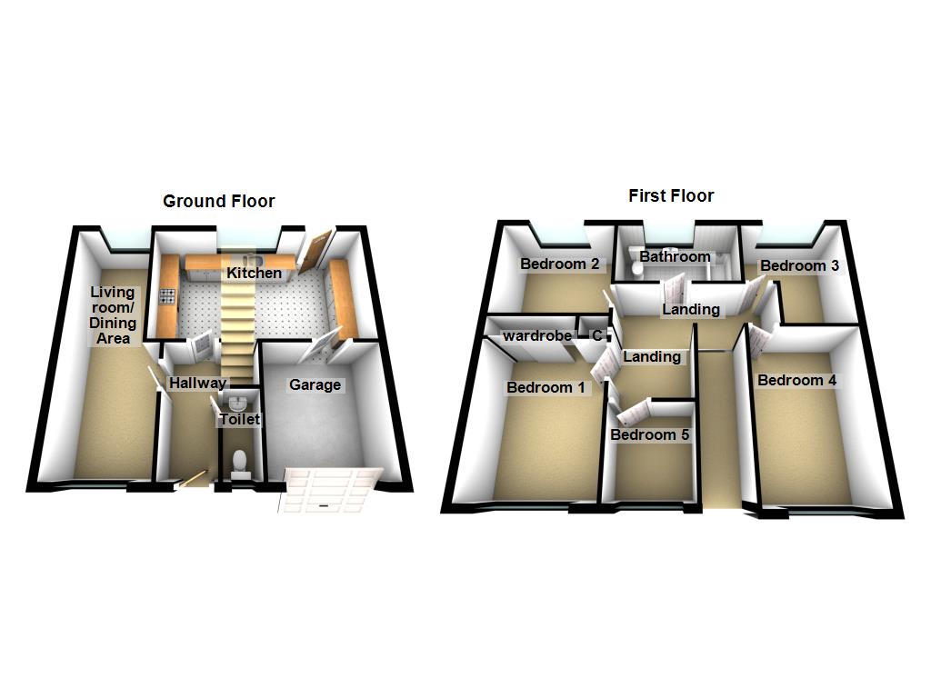 5, Celandine Close, Tyne and Wear floorplan