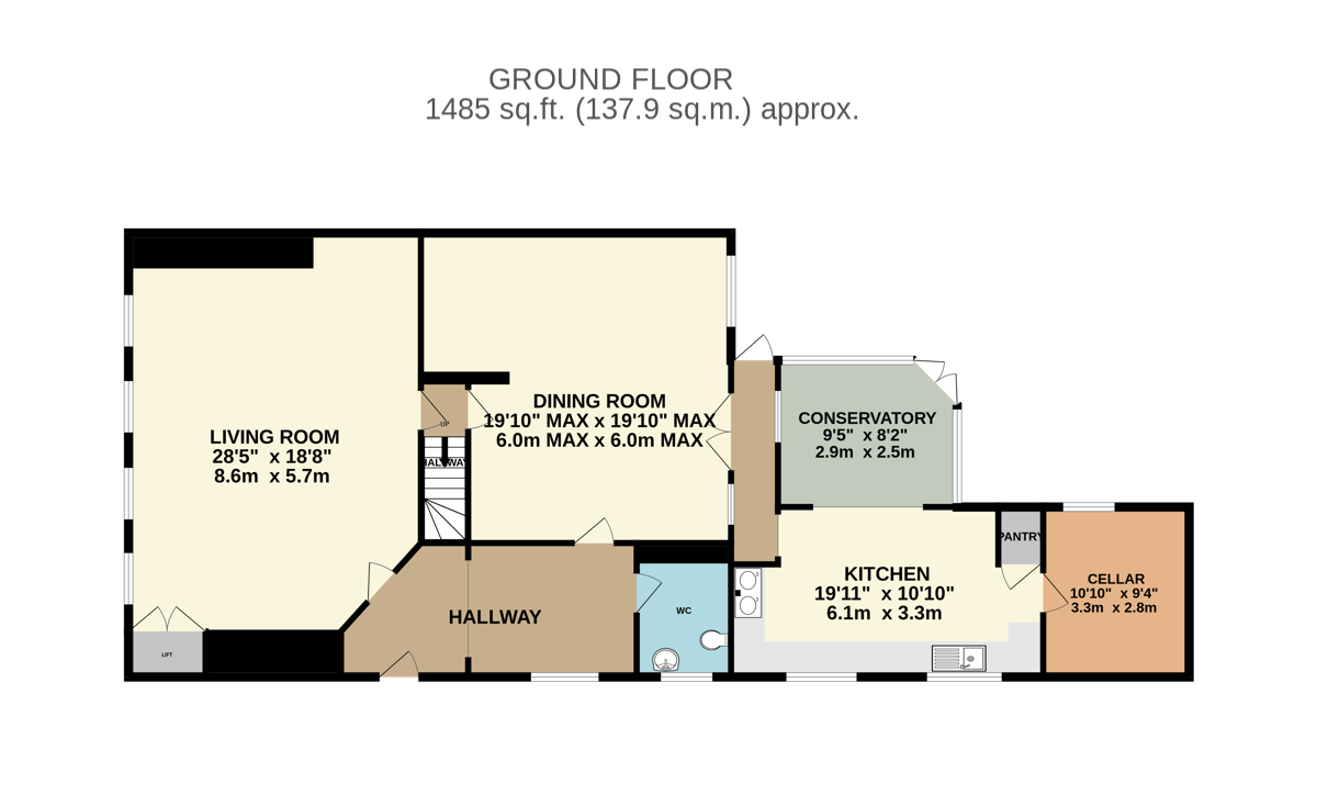 Caradoc, 35, Church Street, Taunton floorplan