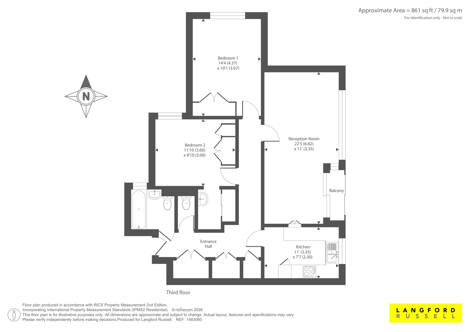 12A,, Green Acres, Sidcup floorplan