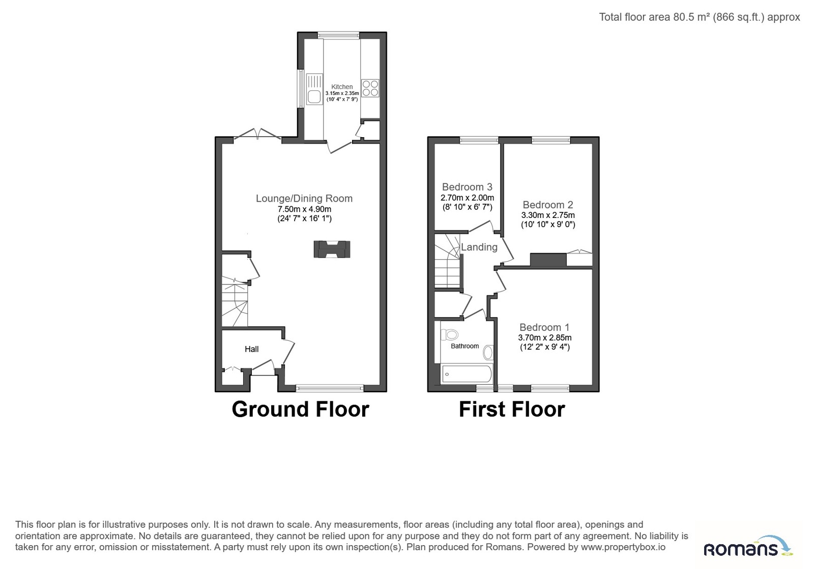 6, The Terrace, Maidenhead floorplan