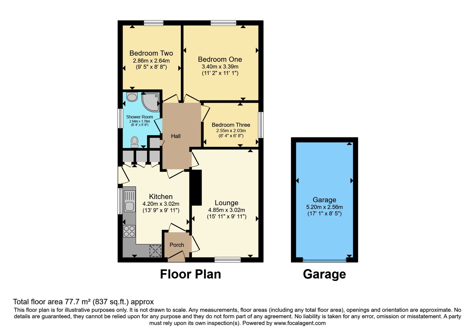 32, Polgine Lane, Camborne floorplan