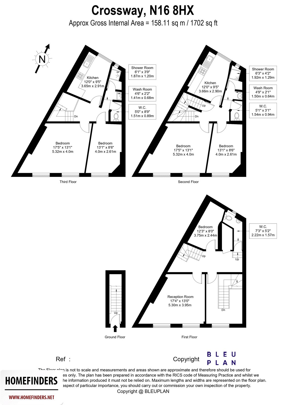6A,, Crossway, London floorplan