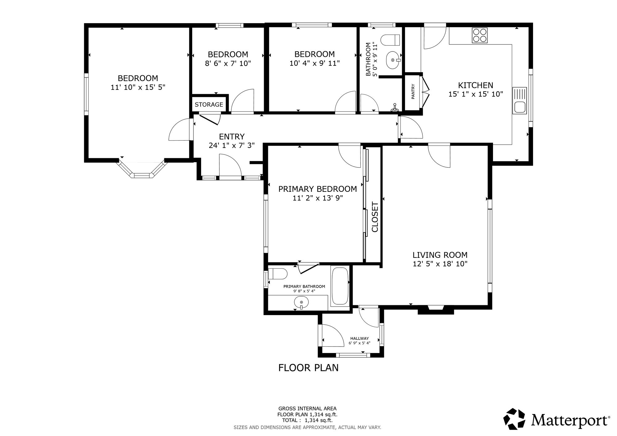 1 Old Rectory Walk, Ipswich floorplan