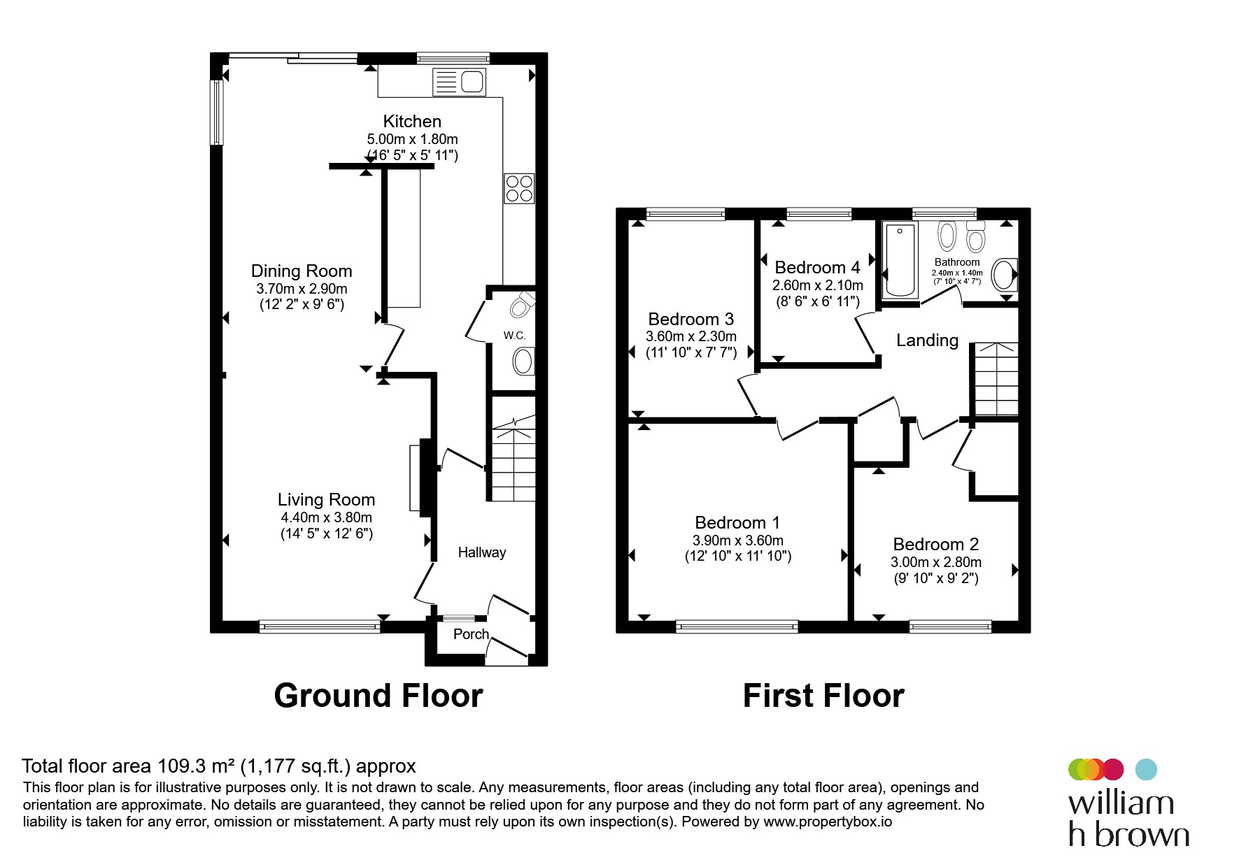 13, Hadley Close, Braintree floorplan
