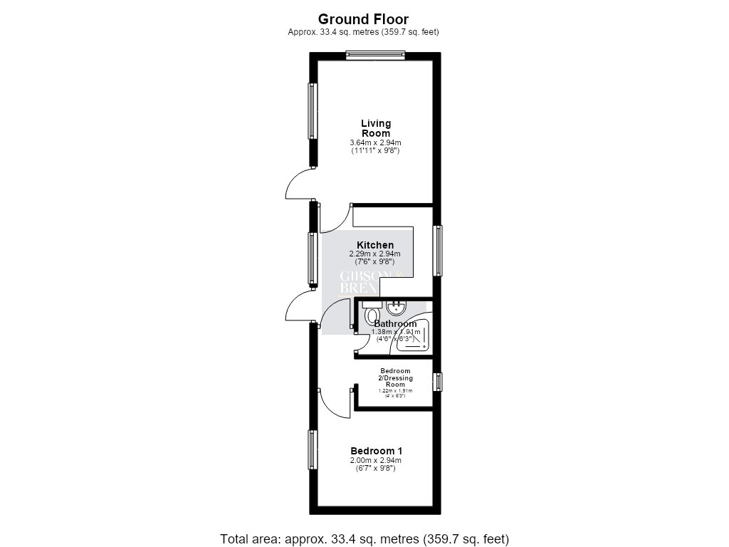 Dunton Mobile Home Park, Dunton floorplan