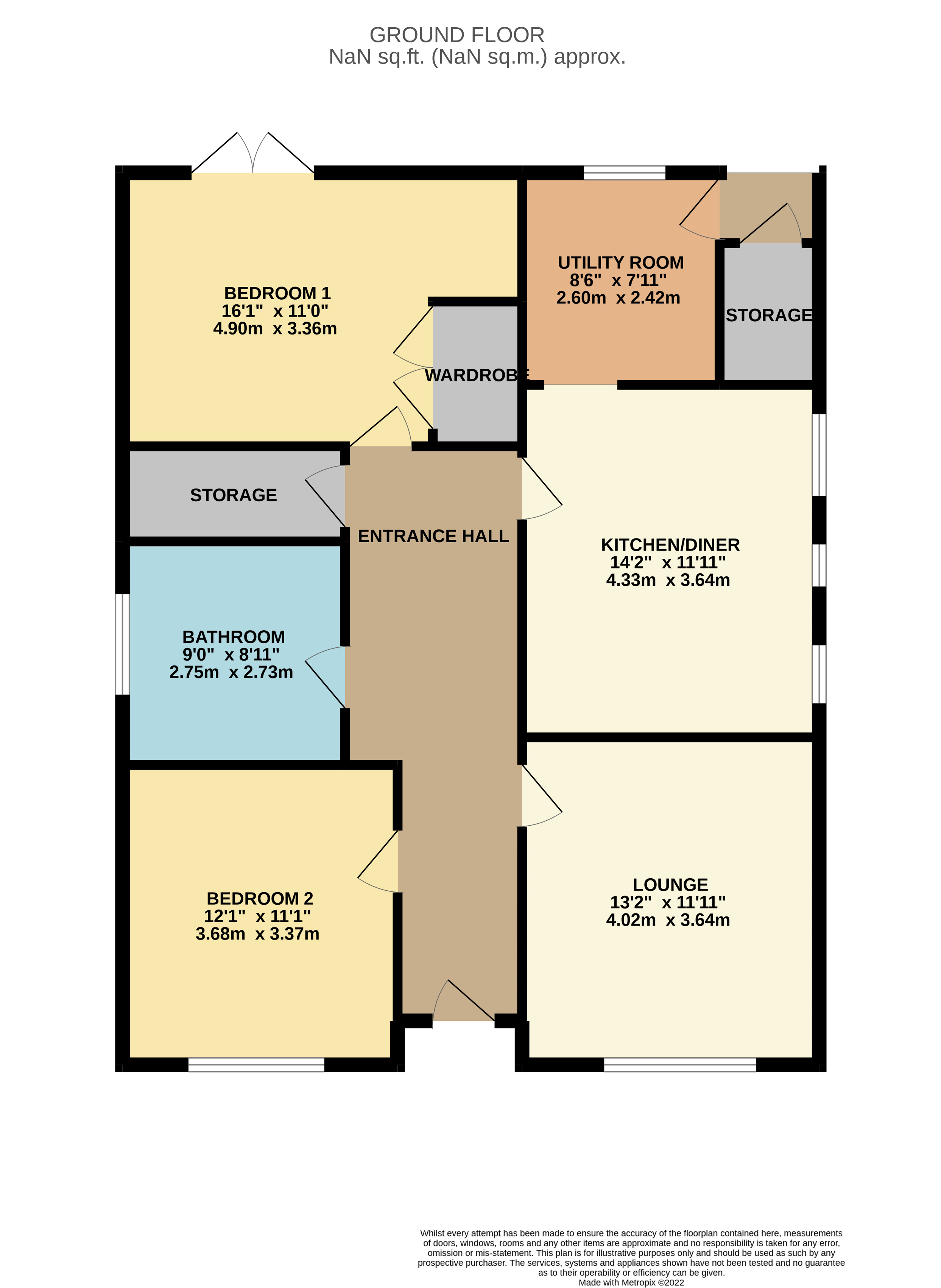 Doncaster Road, Ferrybridge, Knottingley WF11, 2 bedroom bungalow for