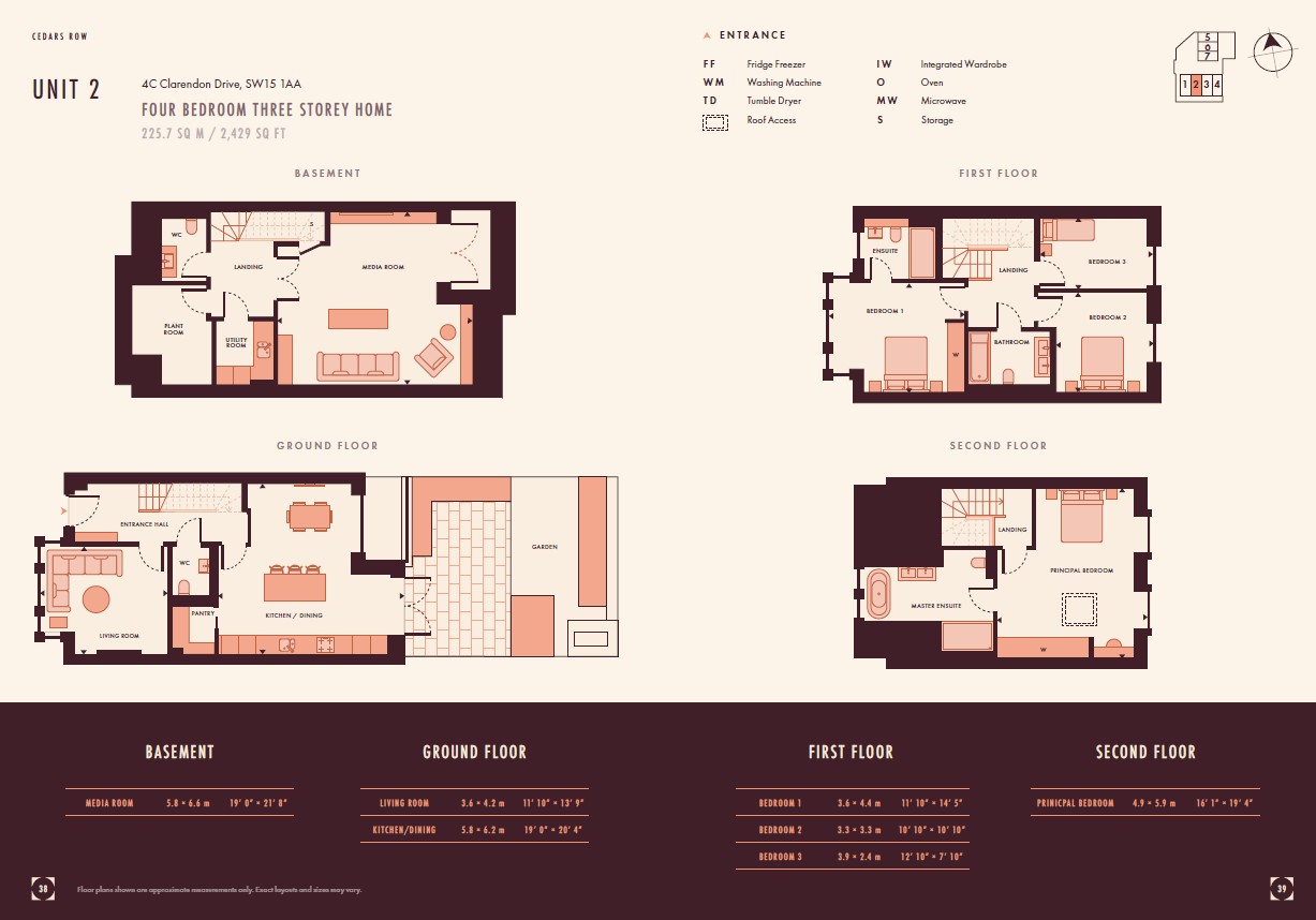 4C, Clarendon Drive, London floorplan