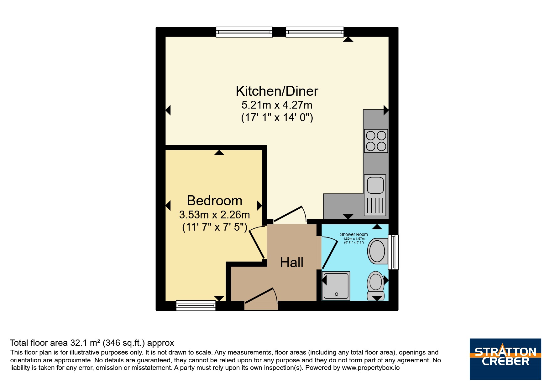 15-17 Honey Street, Bodmin, Cornwall, PL31 floorplan