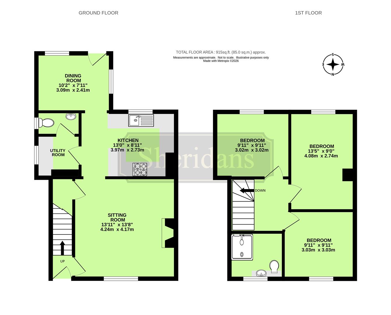 8, Back Lane, Bury St. Edmunds floorplan