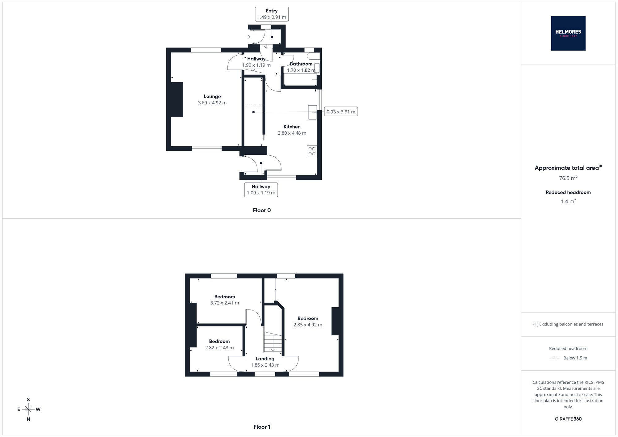 6 Cross Meadow, Crediton floorplan