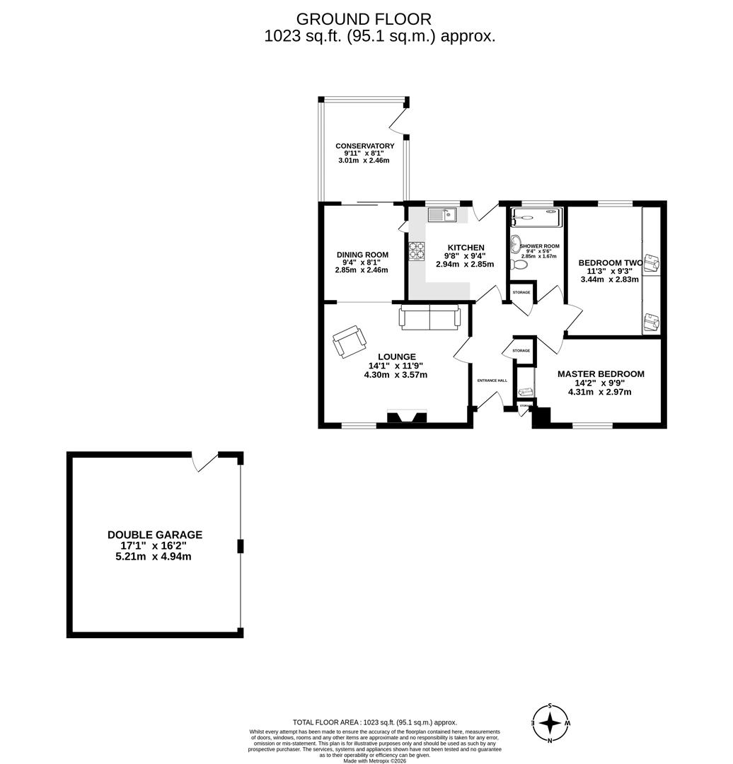 44, Fossdale Moss, Leyland floorplan