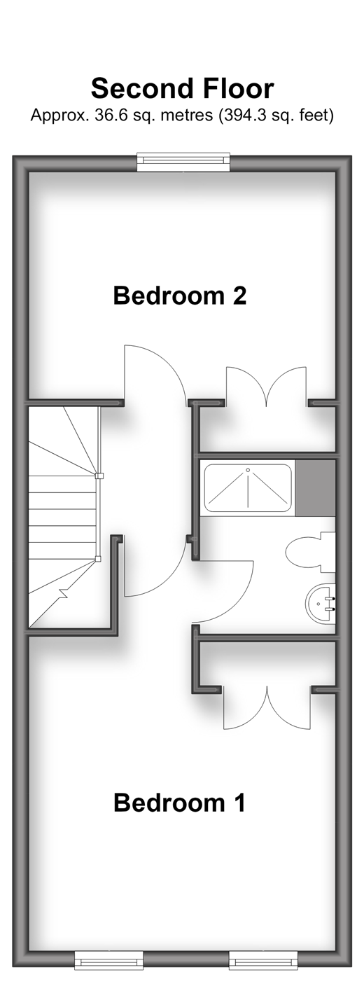 Whittaker Drive, Horley floorplan