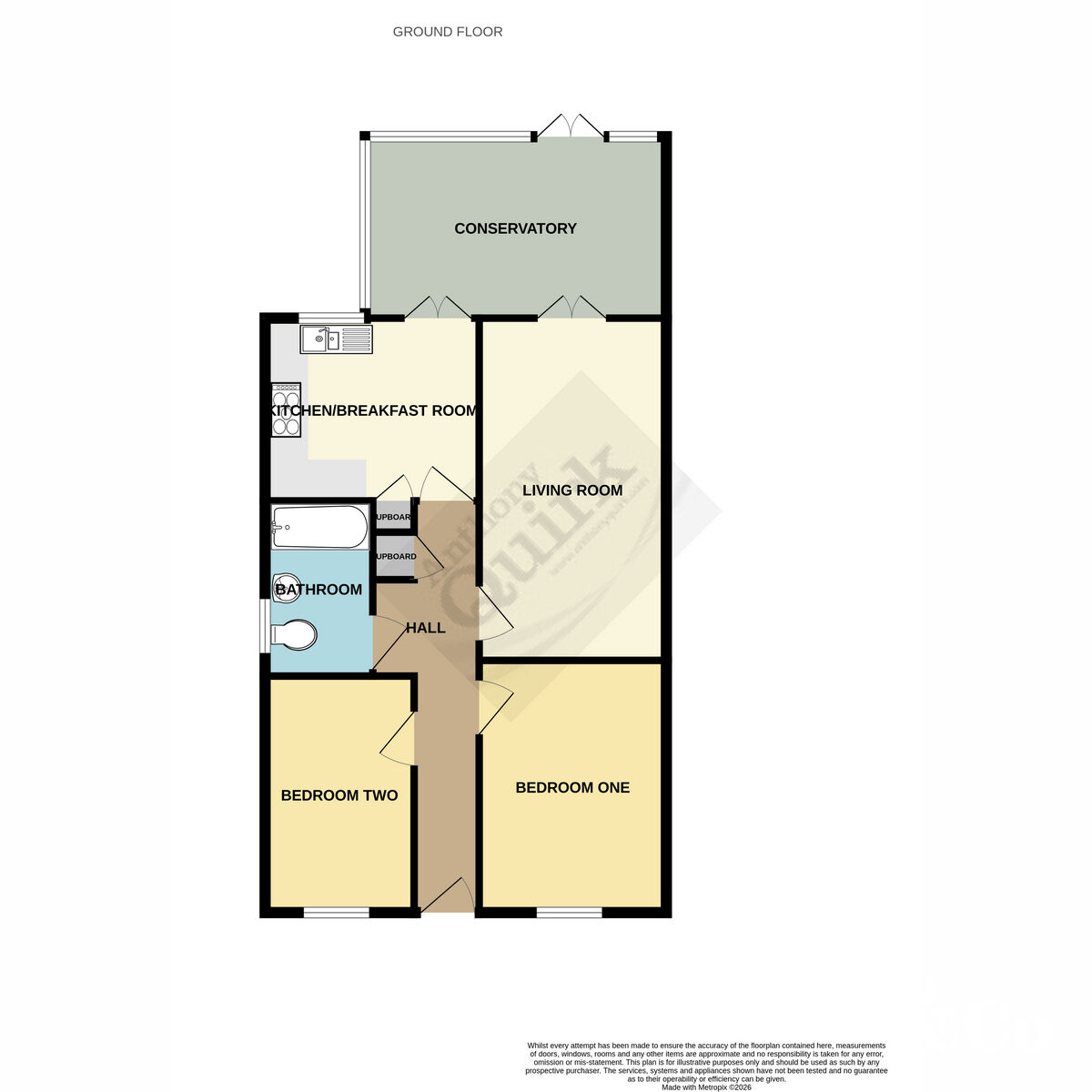 14, Brookside, Canvey Island floorplan