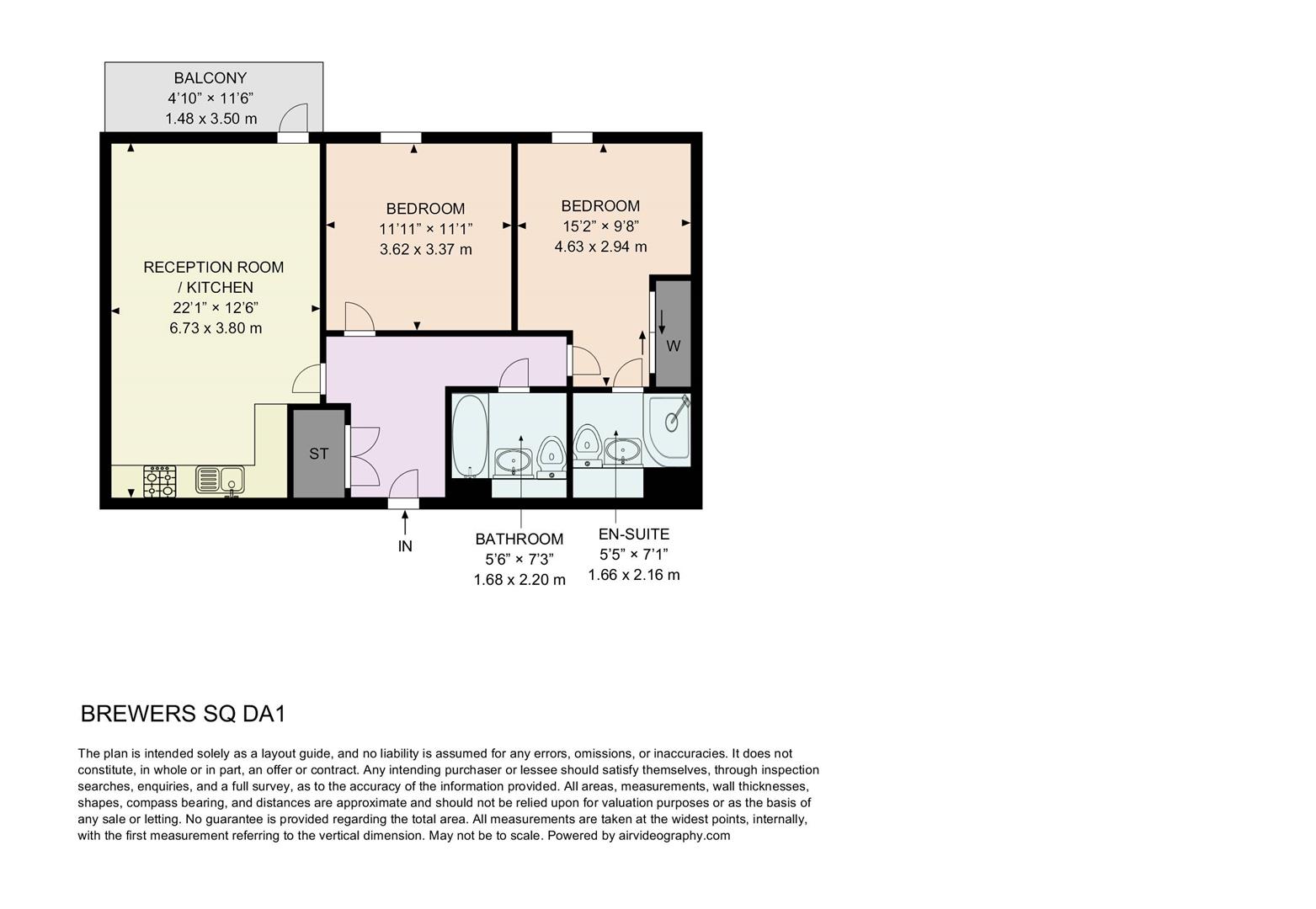113, Brewers Square, Dartford floorplan