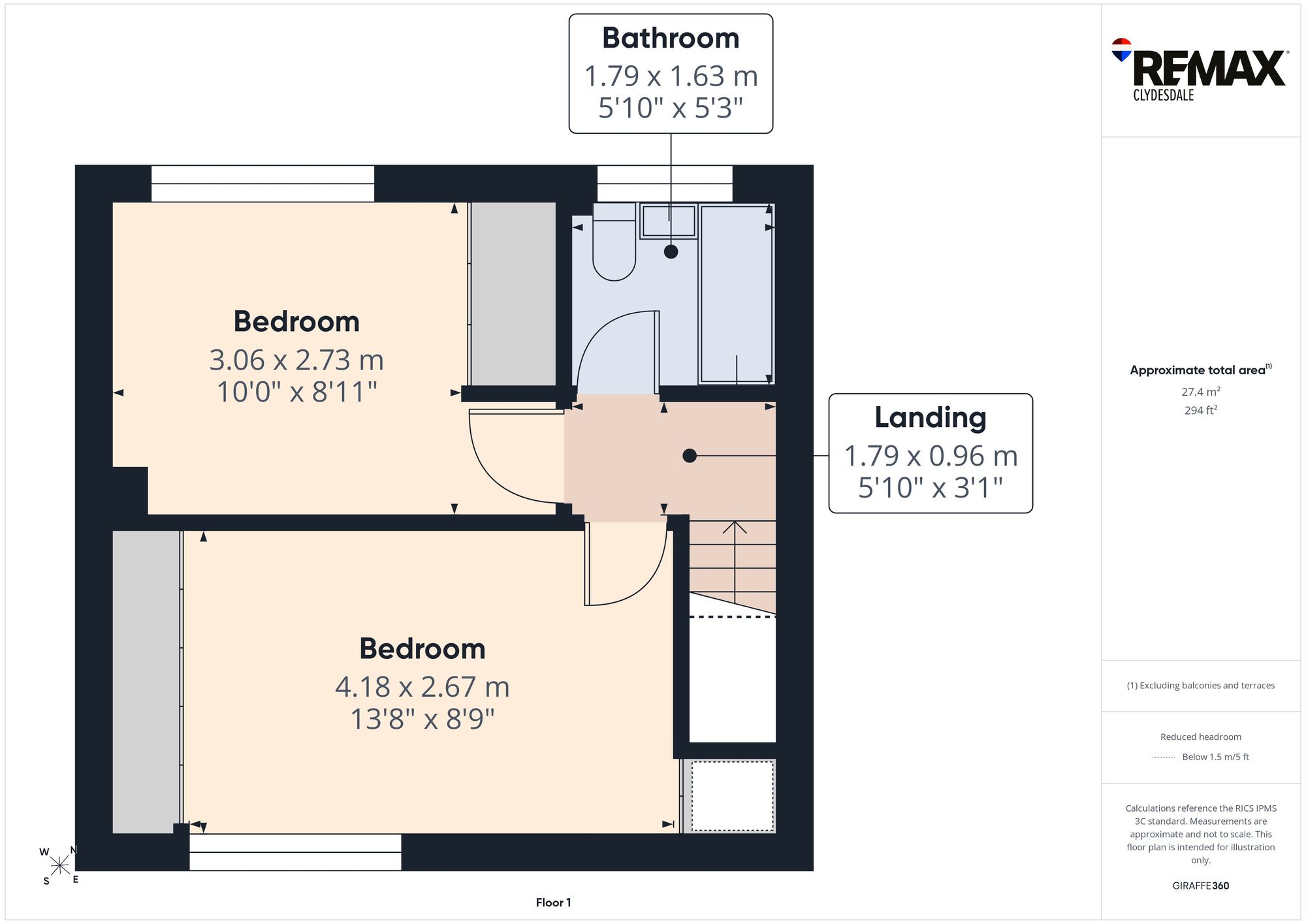 47 Ettrick Street, Wishaw floorplan