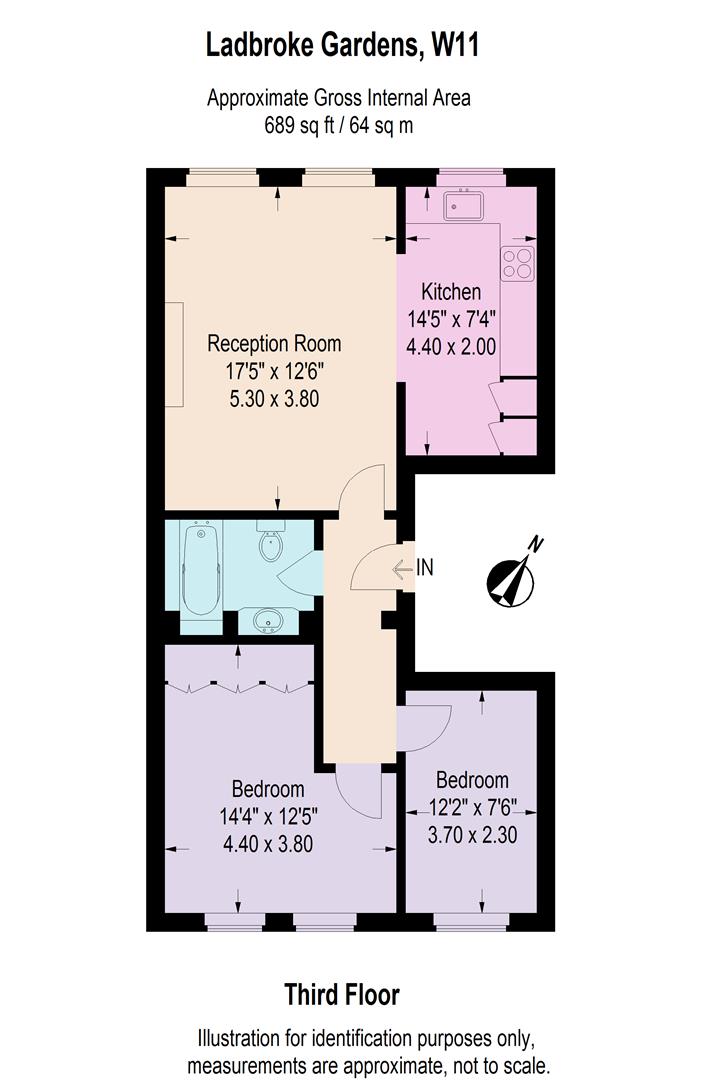 4, Ladbroke Gardens, London floorplan