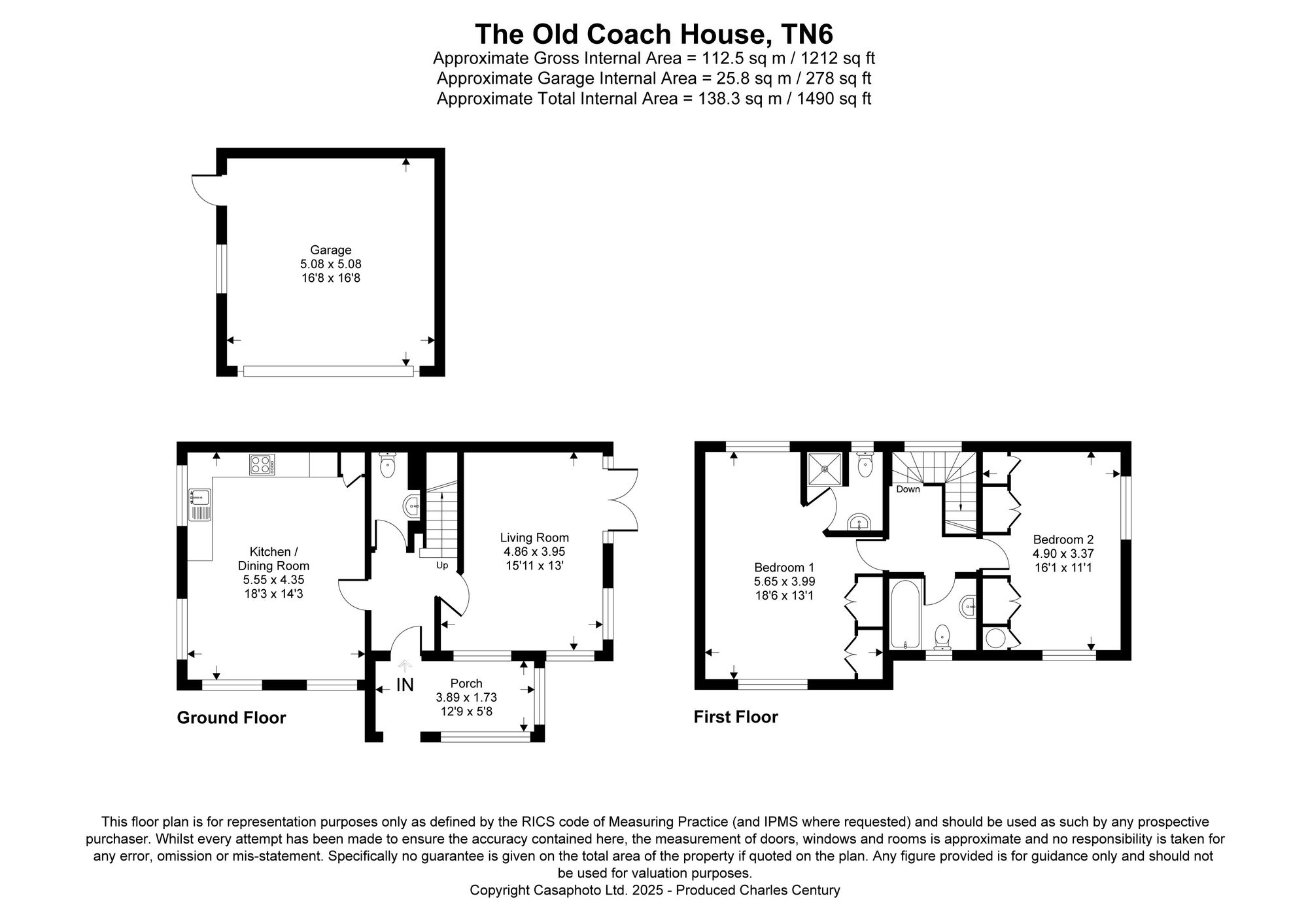Old Coach House Melfort Road, Crowborough floorplan