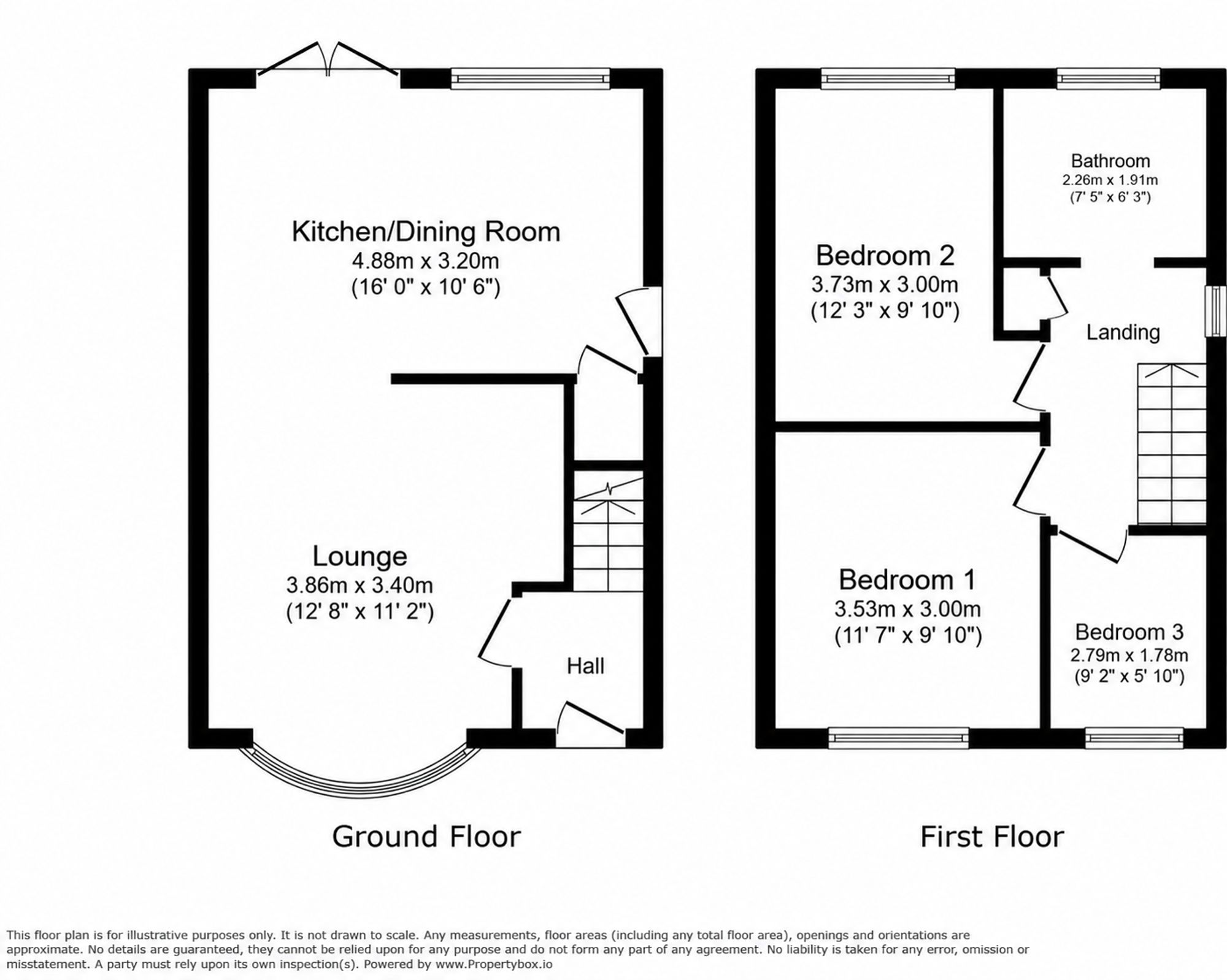 16 Gowy Close, Stoke-On-Trent floorplan