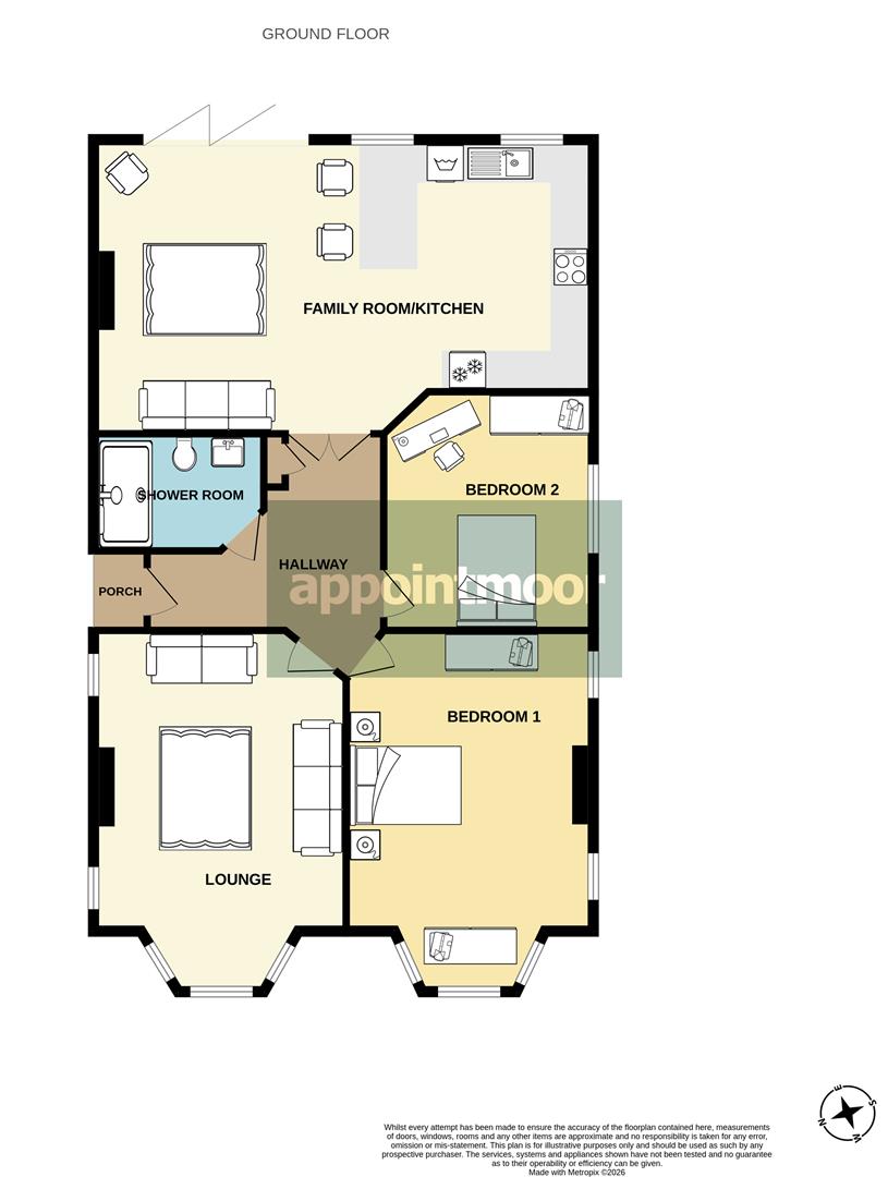 64, Mount Avenue, Westcliff-On-Sea floorplan