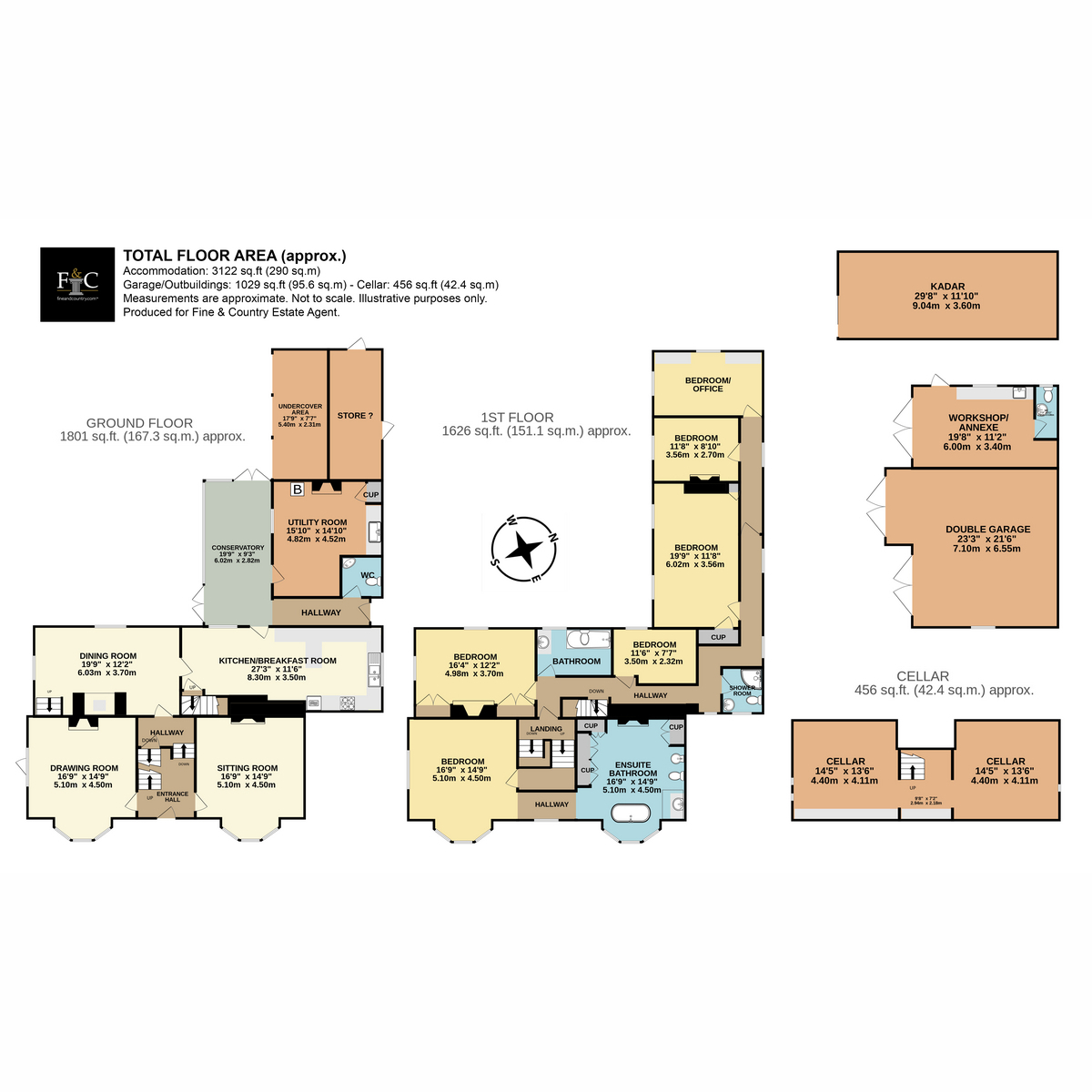 The Cottage, The Green, Diss floorplan