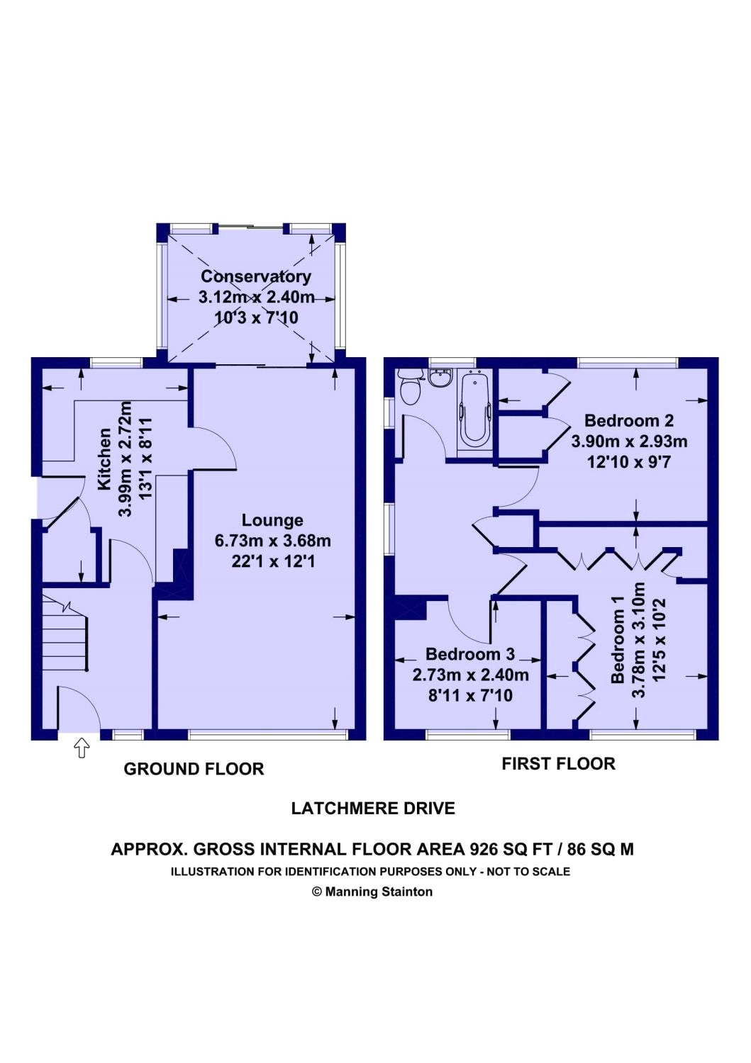 3 Bedrooms Semi-detached house for sale in Latchmere Drive, West Park, Leeds, West Yorkshire LS16