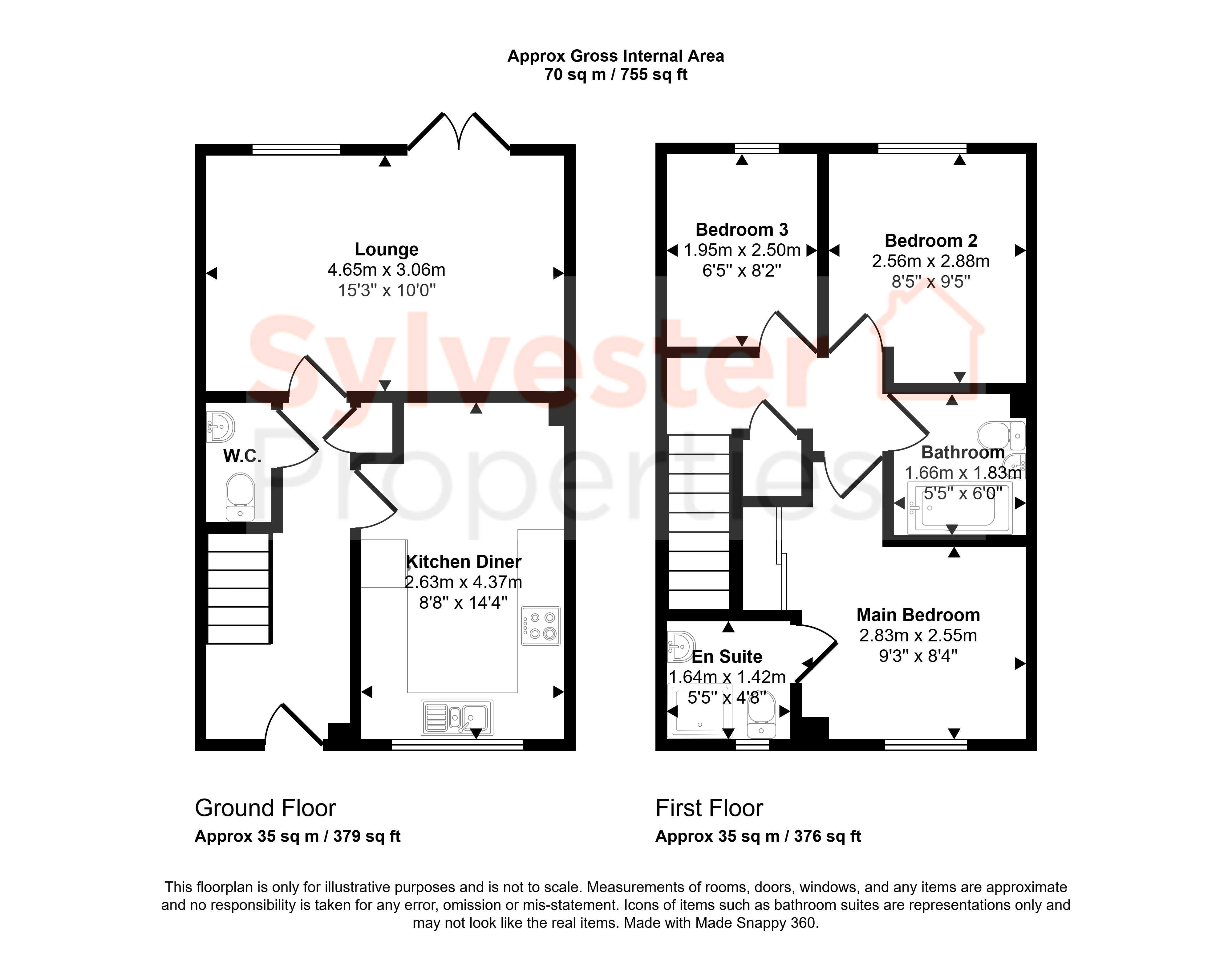 41a, Orchard Grove, Stanley floorplan