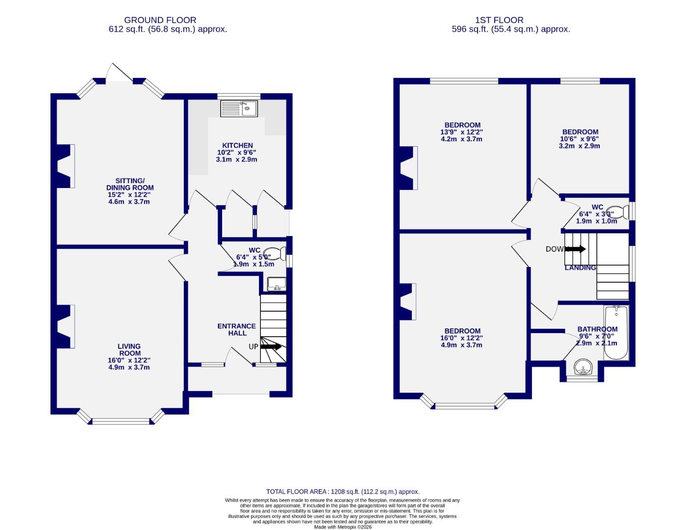 Westminster Road, York floorplan