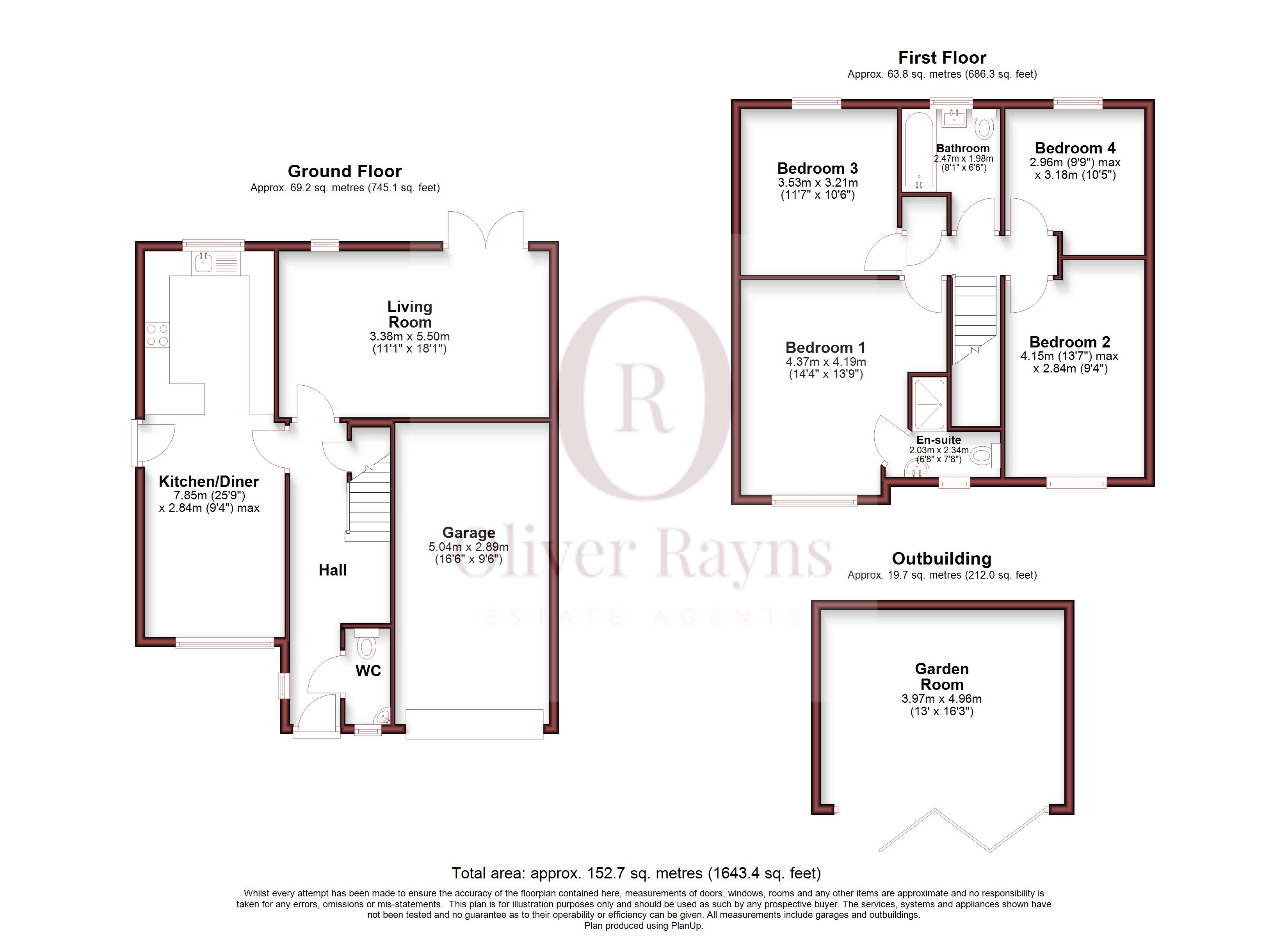 11, Elderberry Drive, Leicester floorplan