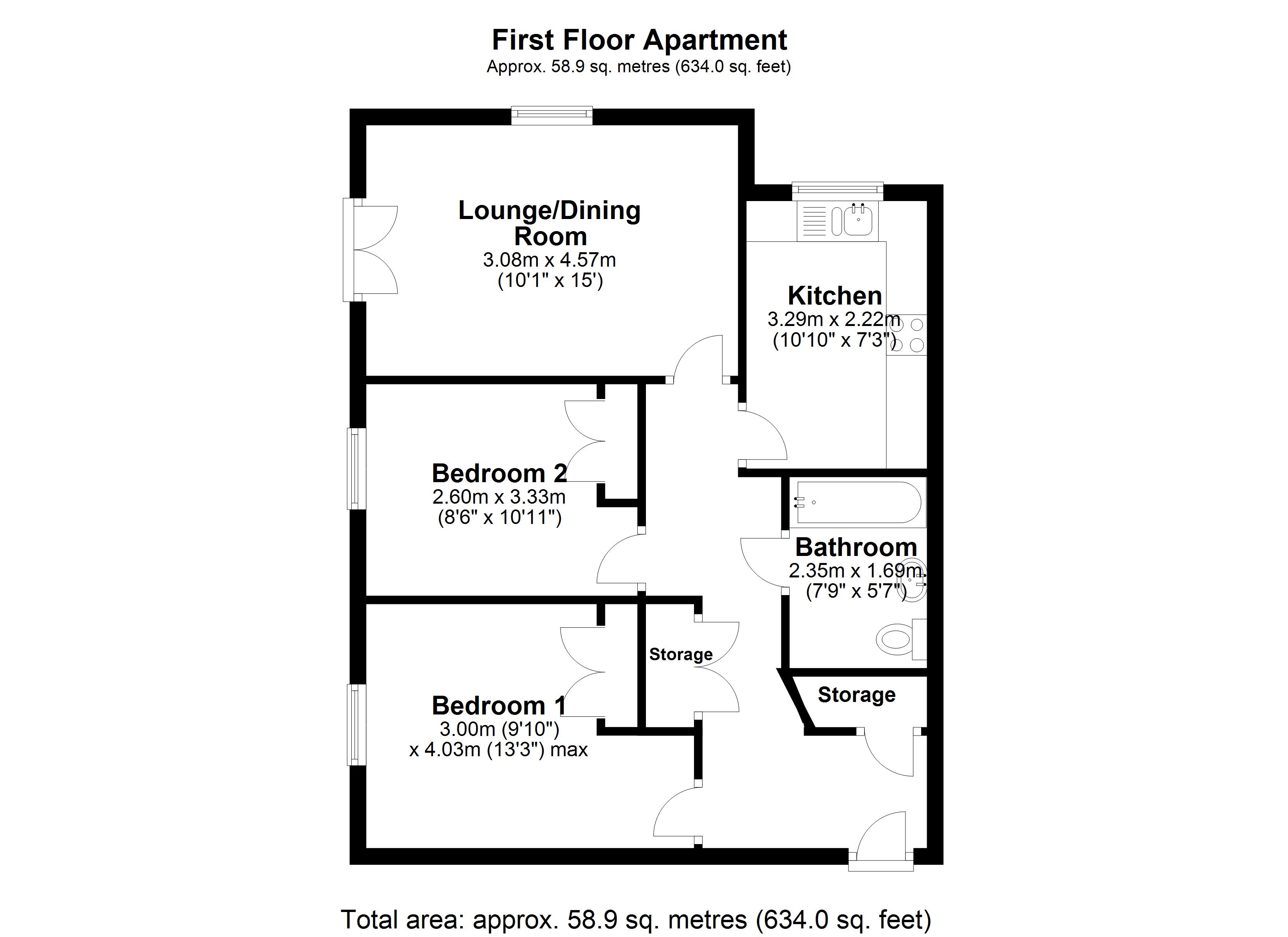 2 Bedrooms Flat for sale in Waters Edge, Warrington WA4