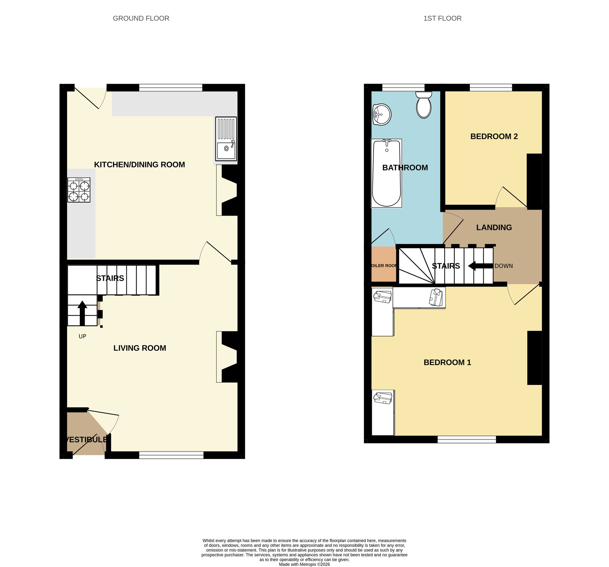 661 Blackburn Road, Bolton floorplan