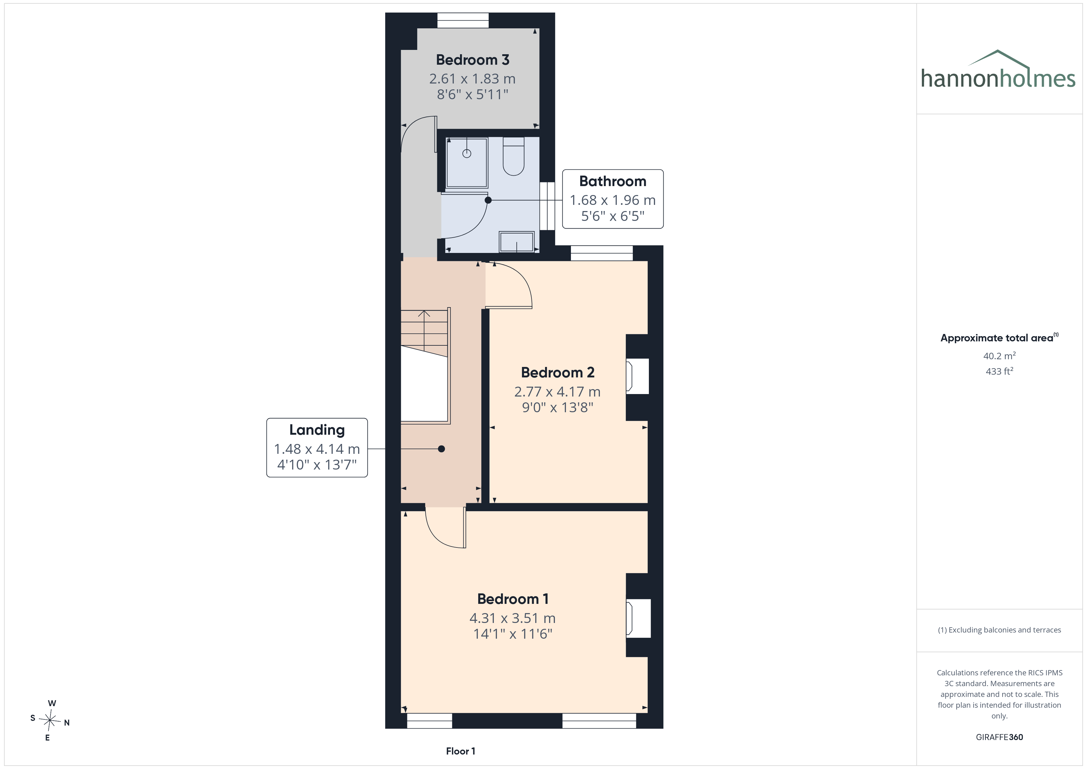 18, Graham Road, Salford floorplan