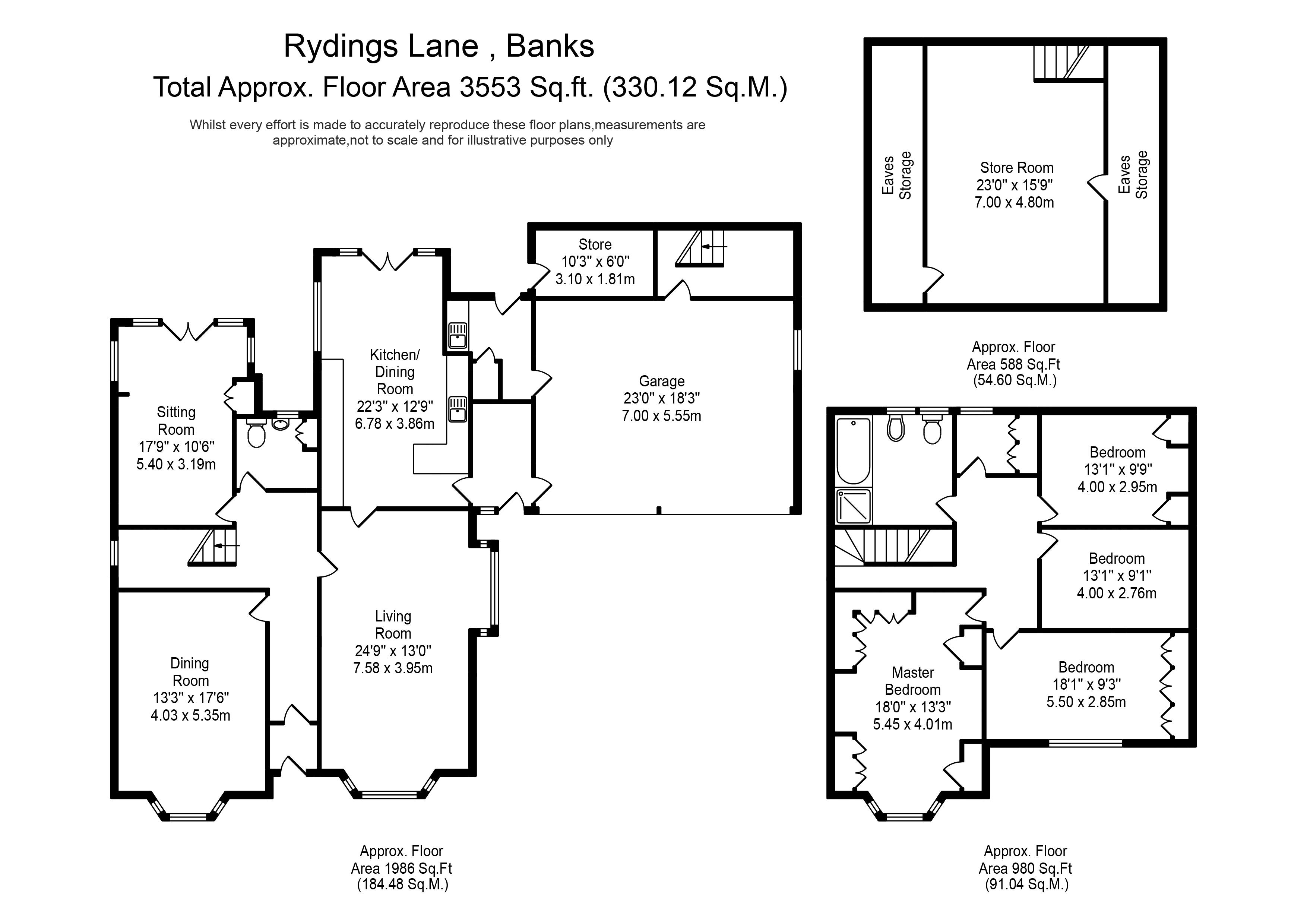 4 Bedrooms Detached house for sale in Rydings Lane, Banks, Southport PR9