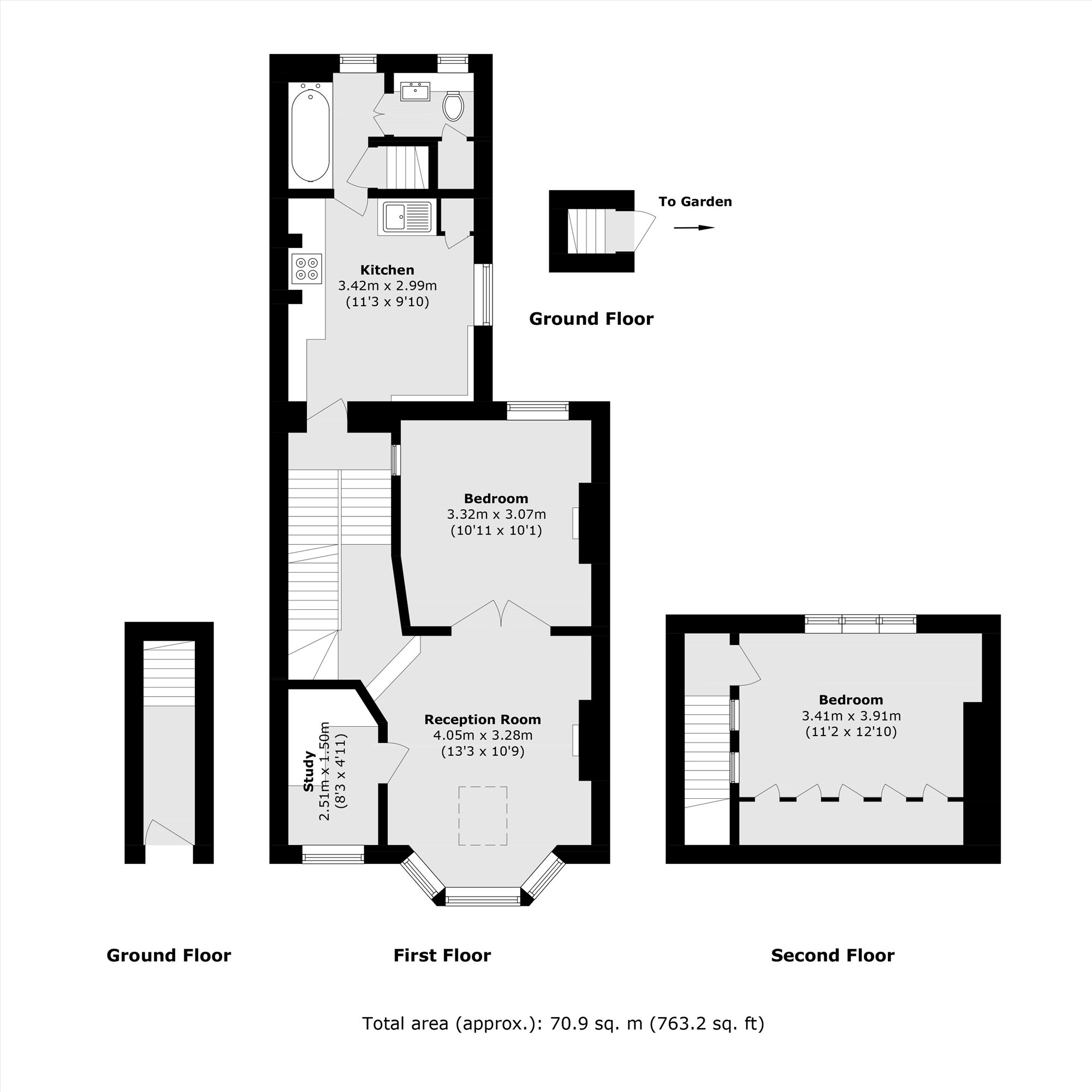 Strathville Road, London floorplan
