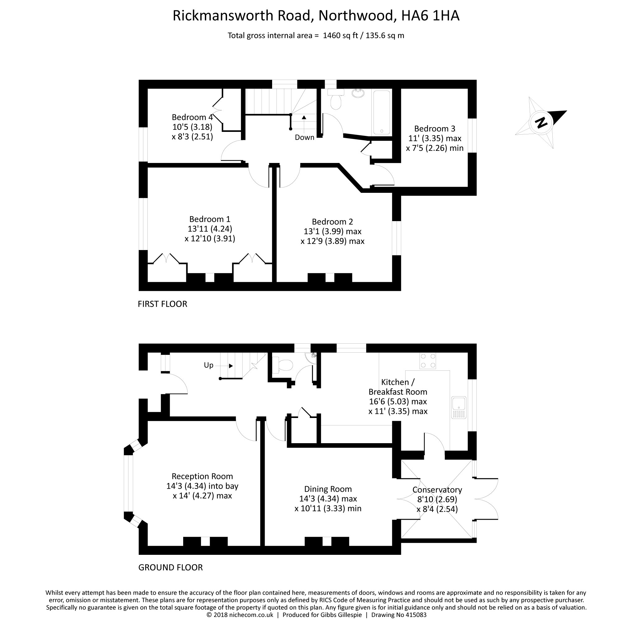 4 Bedrooms Semi-detached house for sale in Rickmansworth Road, Northwood, Middlesex HA6